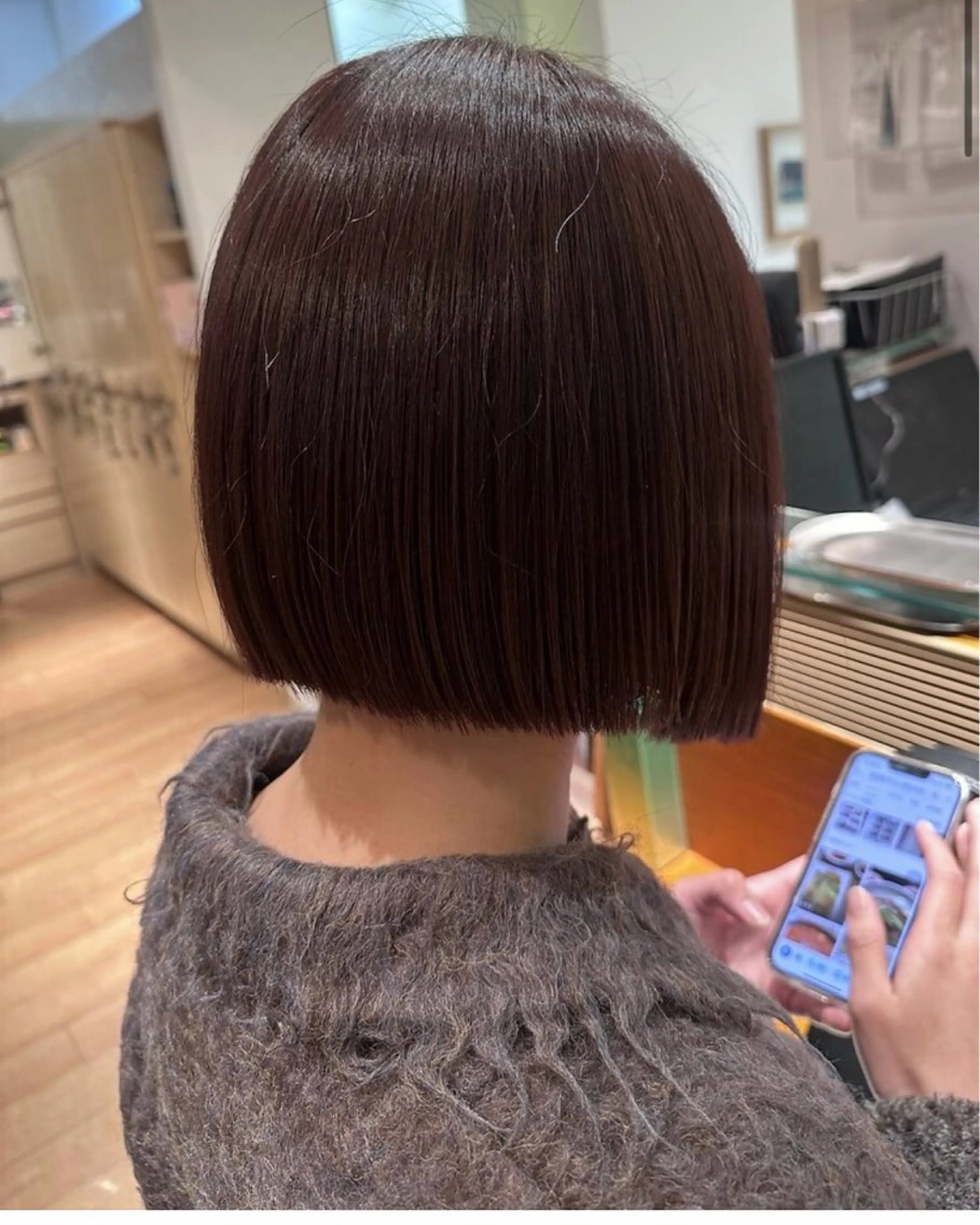 ミディアム tricca daikanyama所属・Koyuki /透明カラー/ボブのヘアスタイル