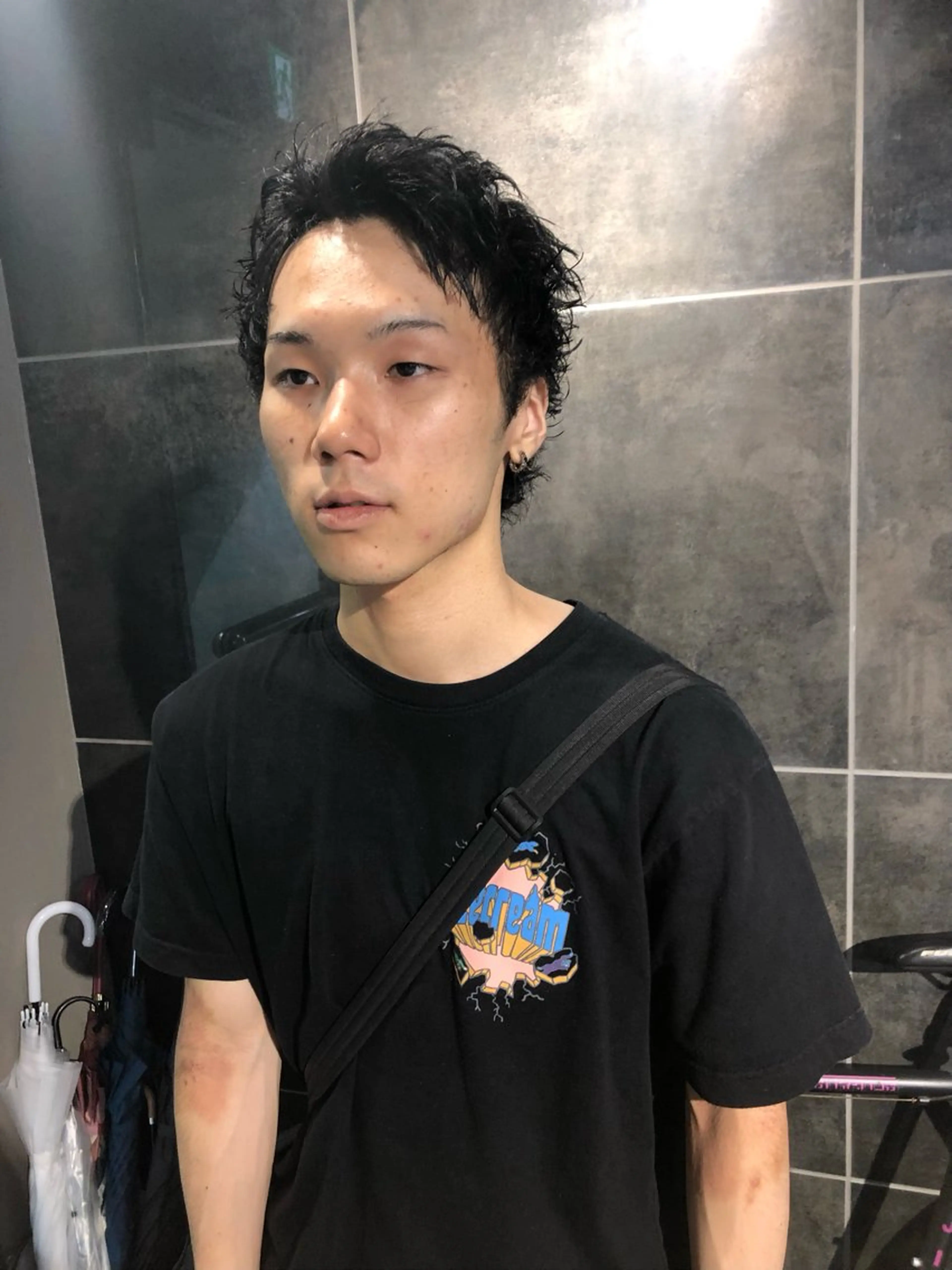 ヘアアレンジ メンズ スパイキーショート カット トリートメント ヘアセット ainico+所属・メンズ特化✂️栗原 侑也のヘアスタイル