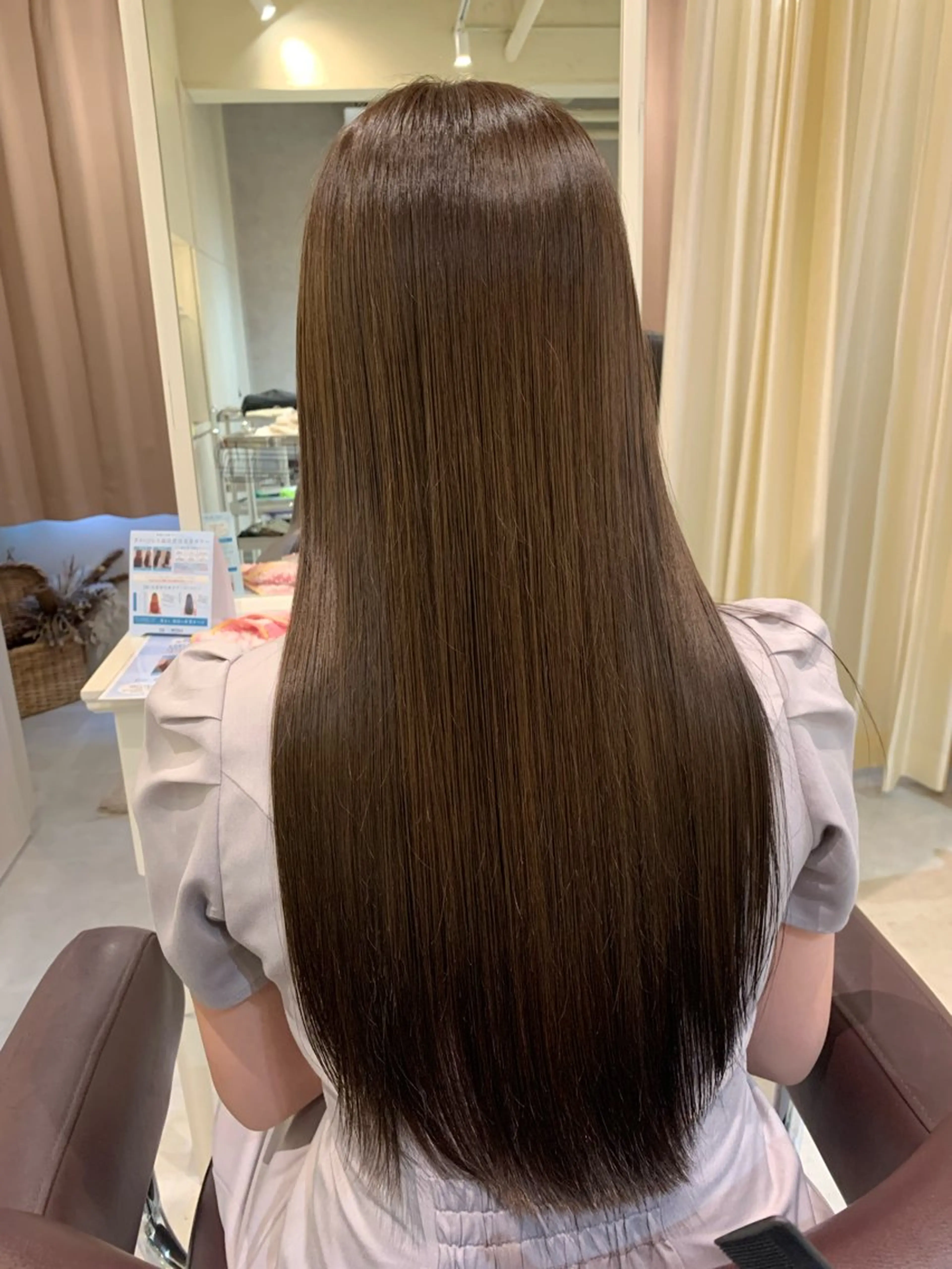 ロング カラー ベージュカラー グレージュ オリーブベージュ オリーブグレージュ オリーブグレー カット ヘアカラー トリートメント SALOWIN名古屋栄店所属・Yuuki🌷名古屋 栄 カラー/ボブのヘアスタイル