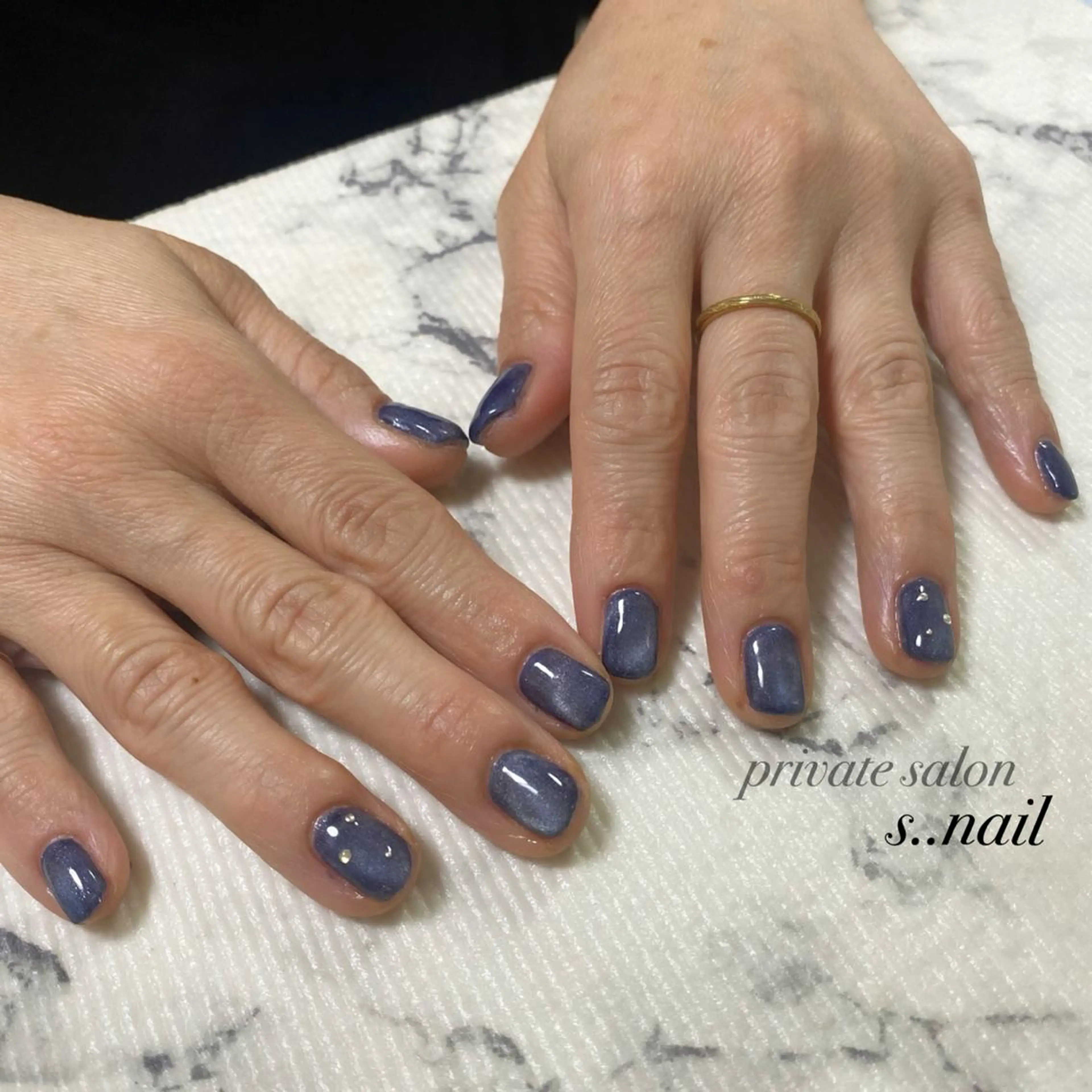 ネイル ジェルネイル マグネットネイル s..nail / MORITAのネイルデザイン
