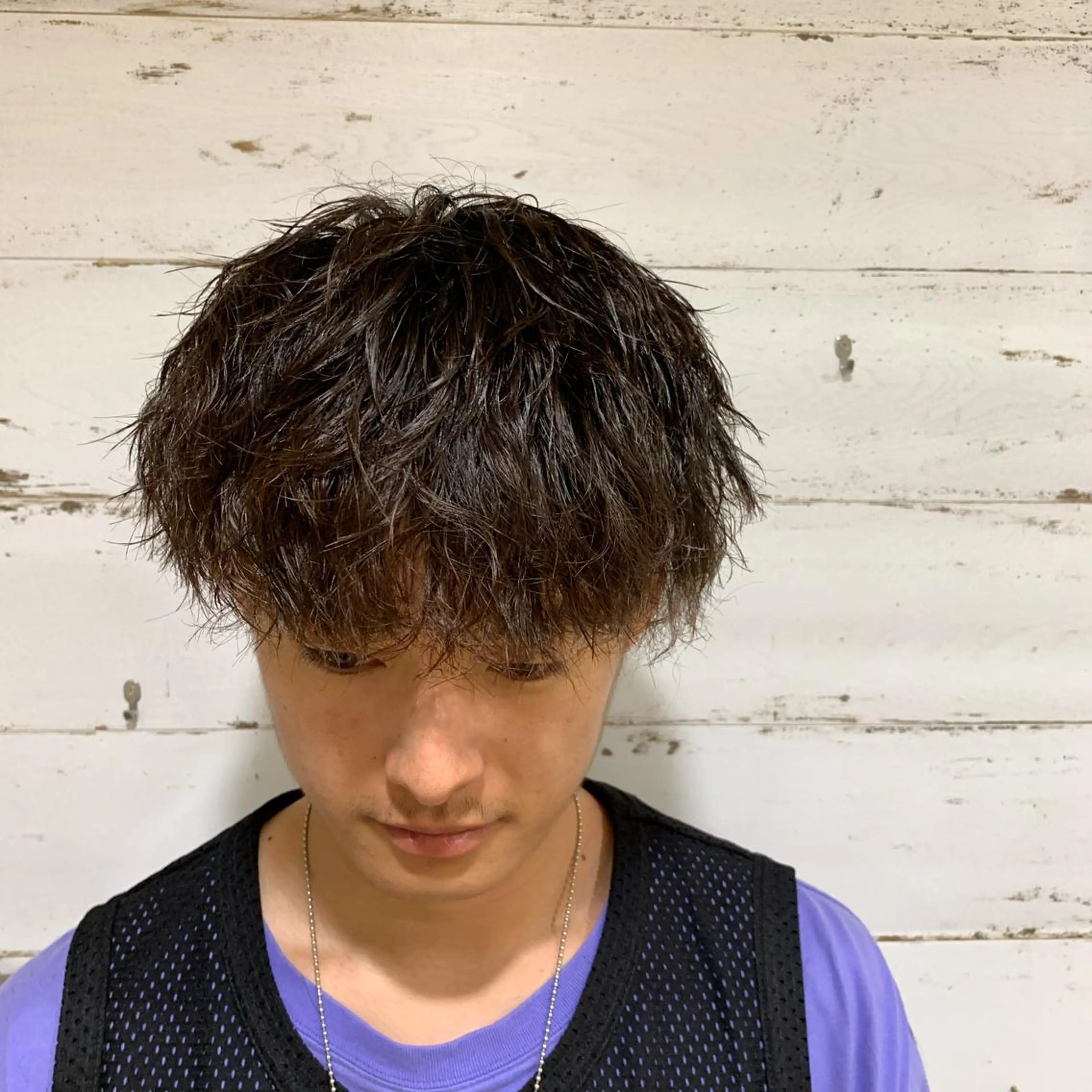 メンズ JUNYA 海外ガールヘアのヘアスタイル