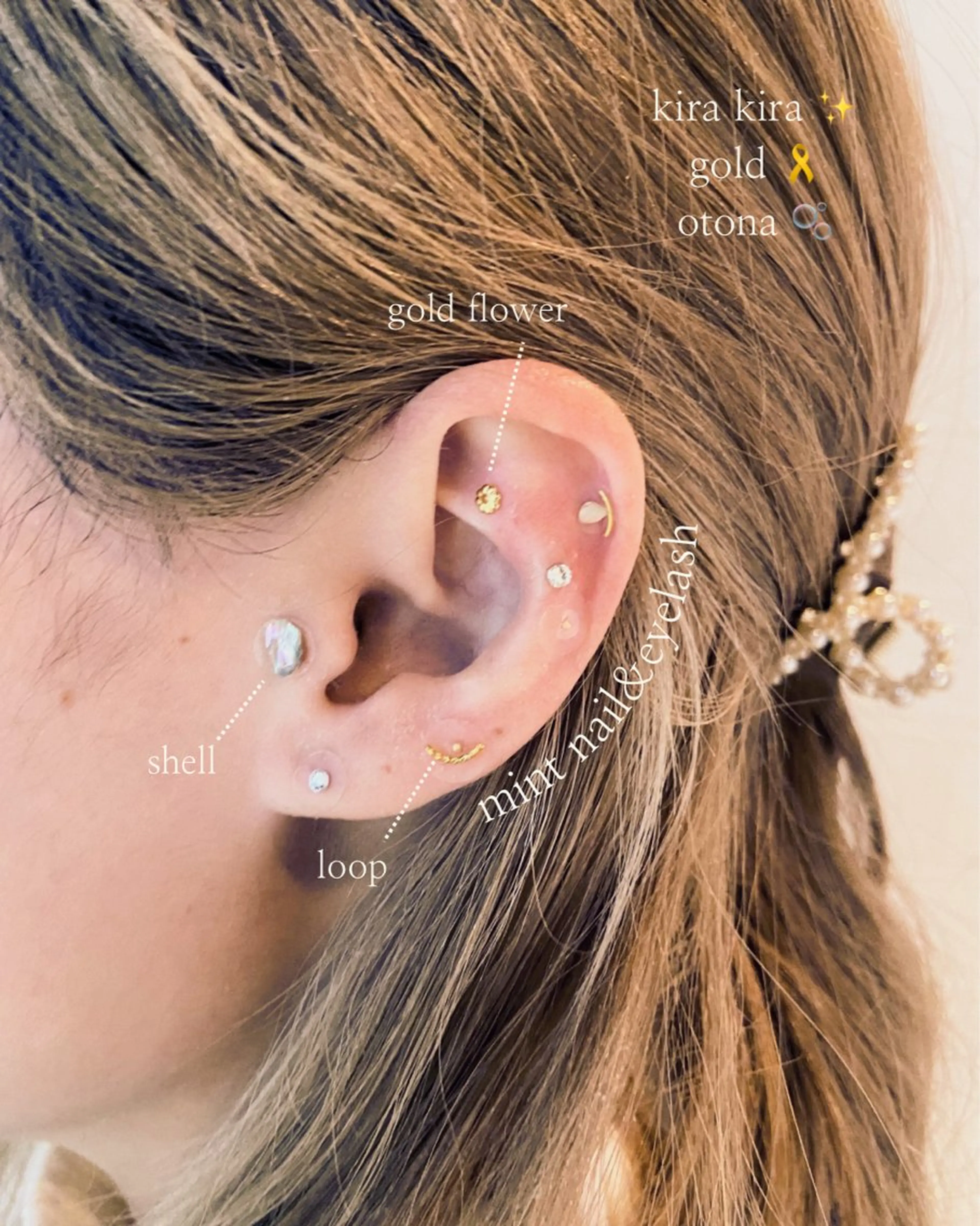 耳ツボジュエリー👂💎¥2900の写真