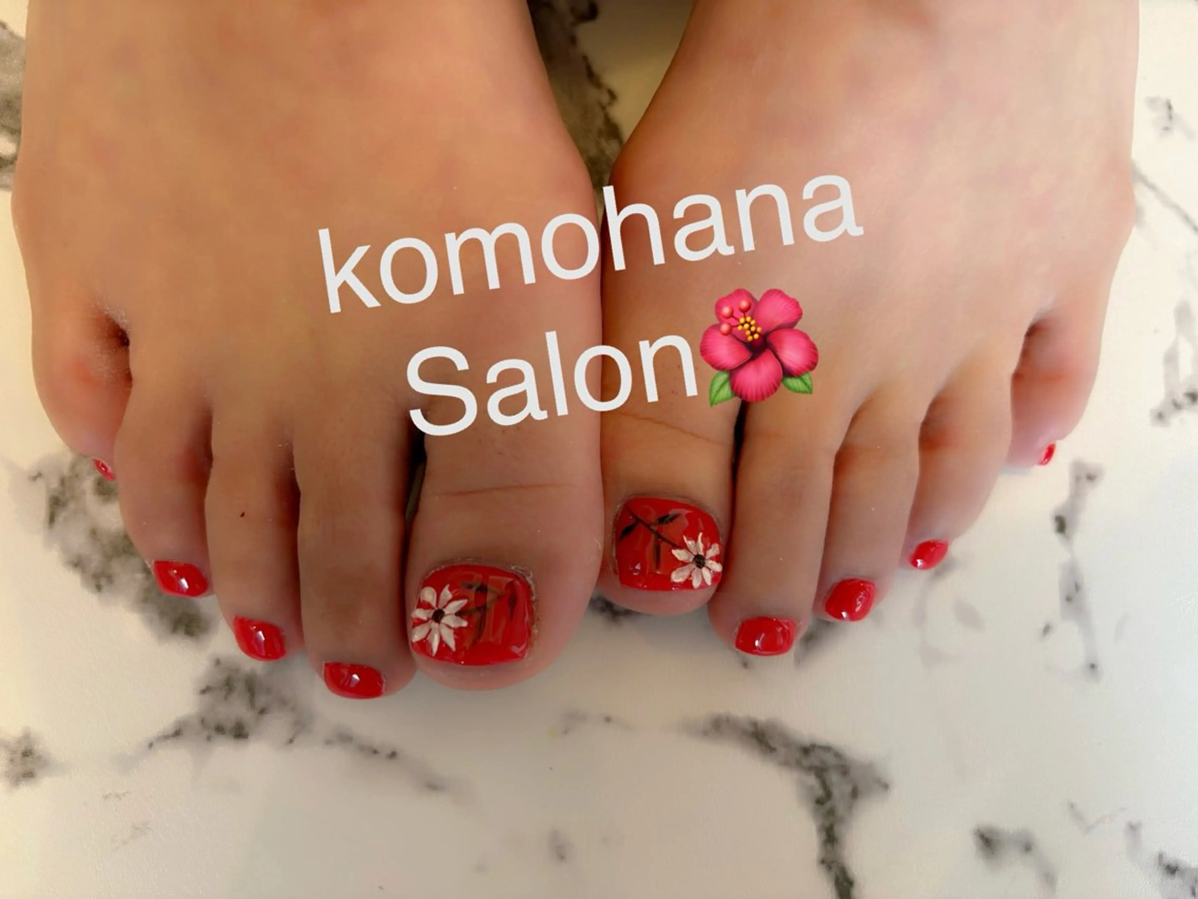 ネイル アートネイル フットネイル komohana salon🌺のネイルデザイン