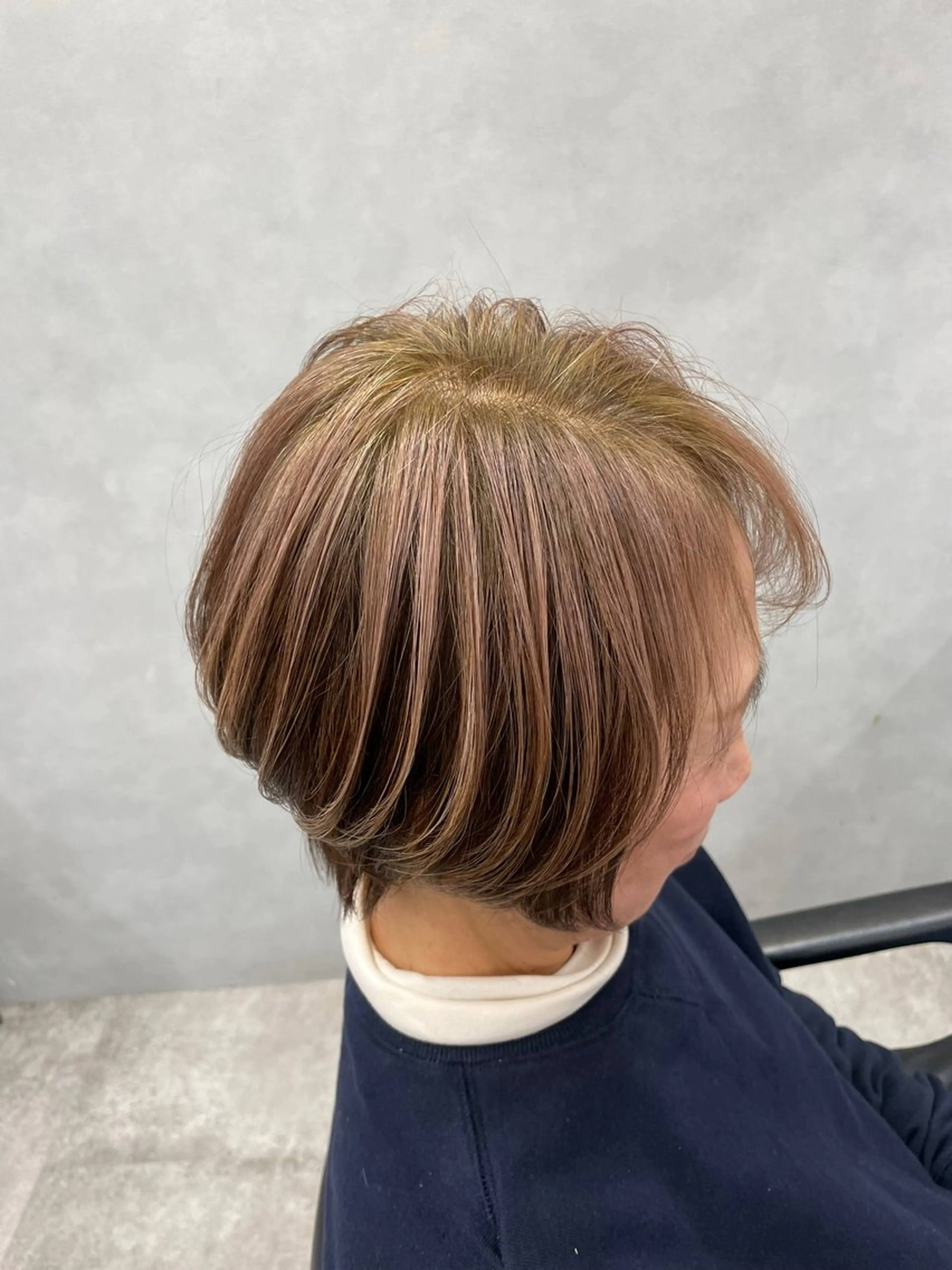 ショート カラー カット ヘアカラー 我舞谷 将人のヘアスタイル