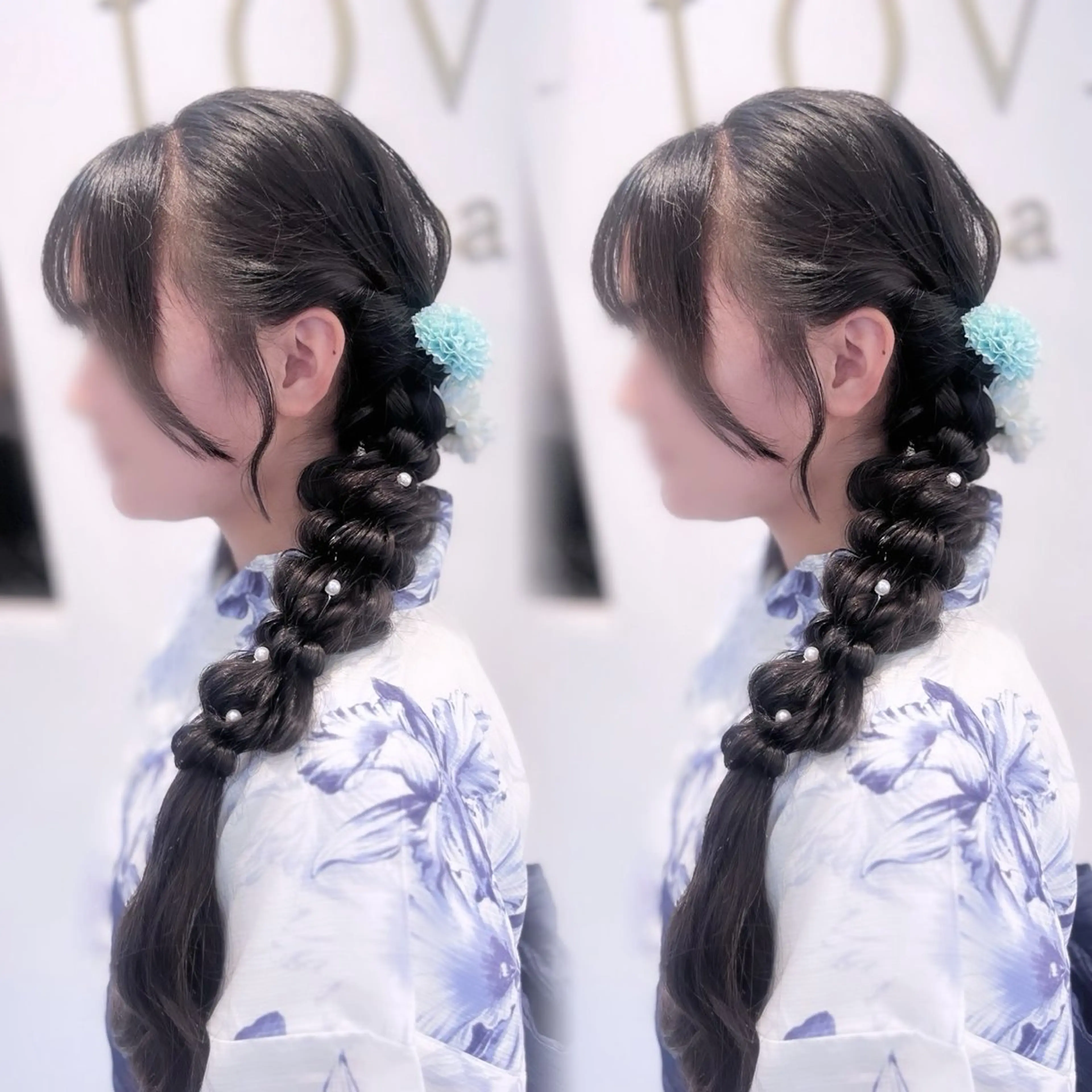 ロング ヘアセット yume lovisのヘアスタイル