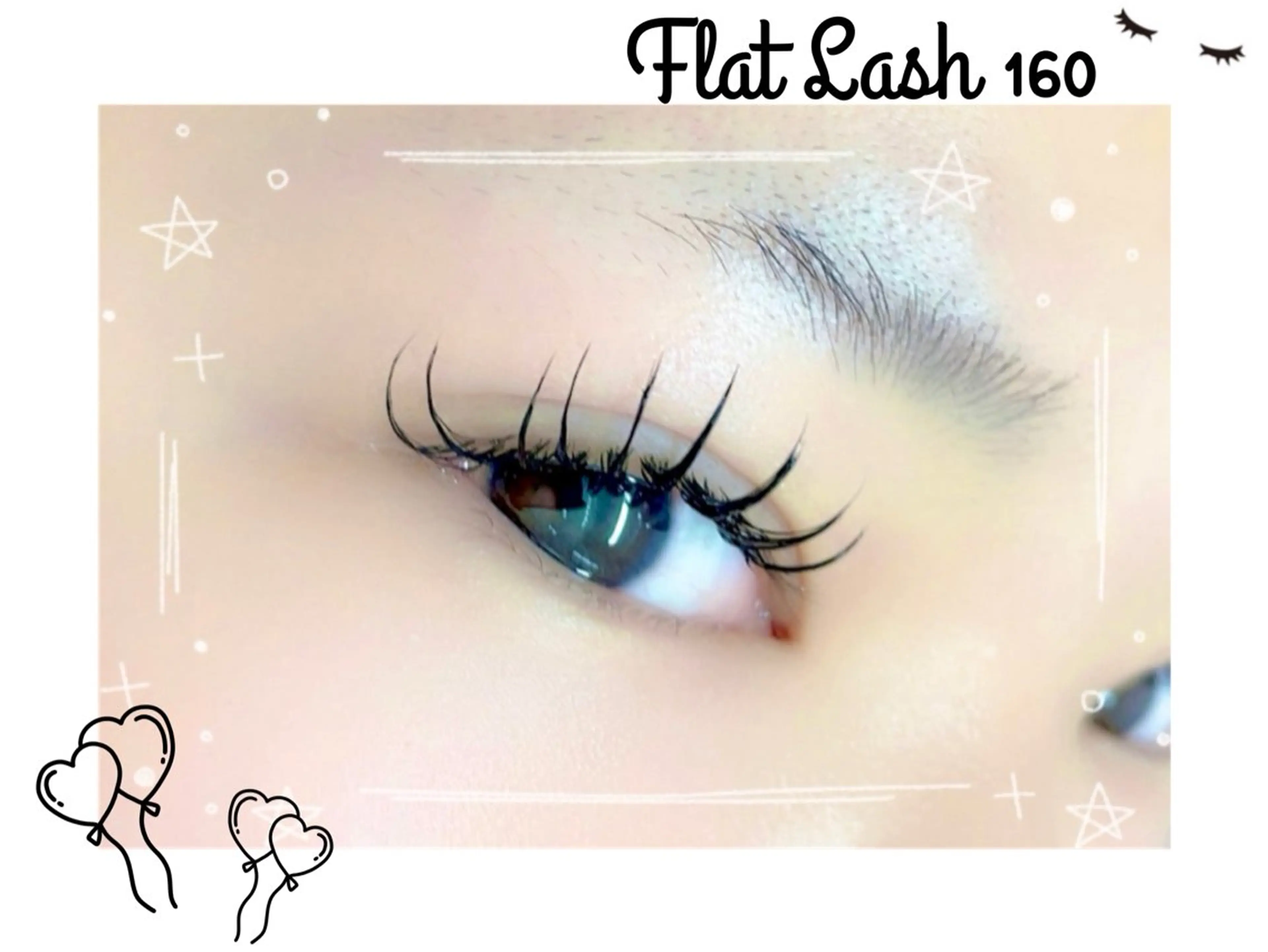 マツエク・マツパ Morganite 🦋 ÿui 🦋のマツエク・マツパデザイン