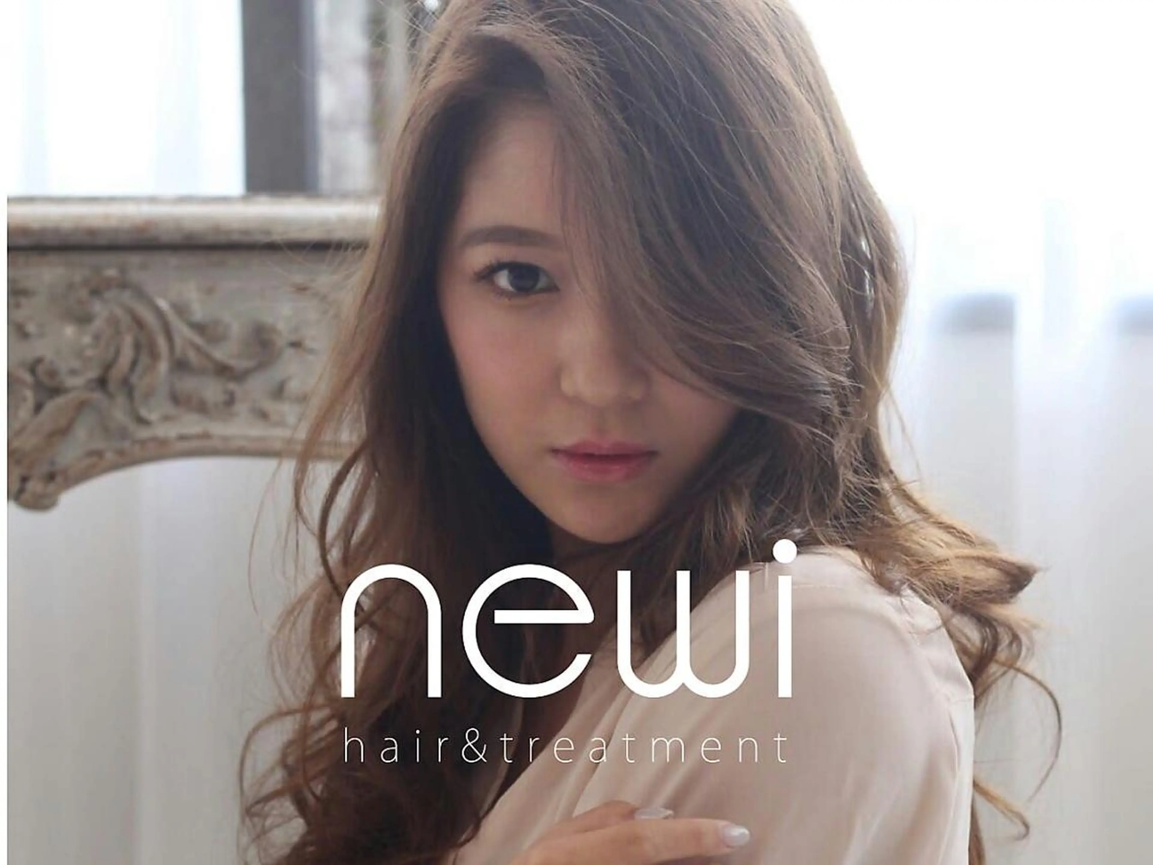 ロング カット パーマ newi 川崎店のヘアスタイル