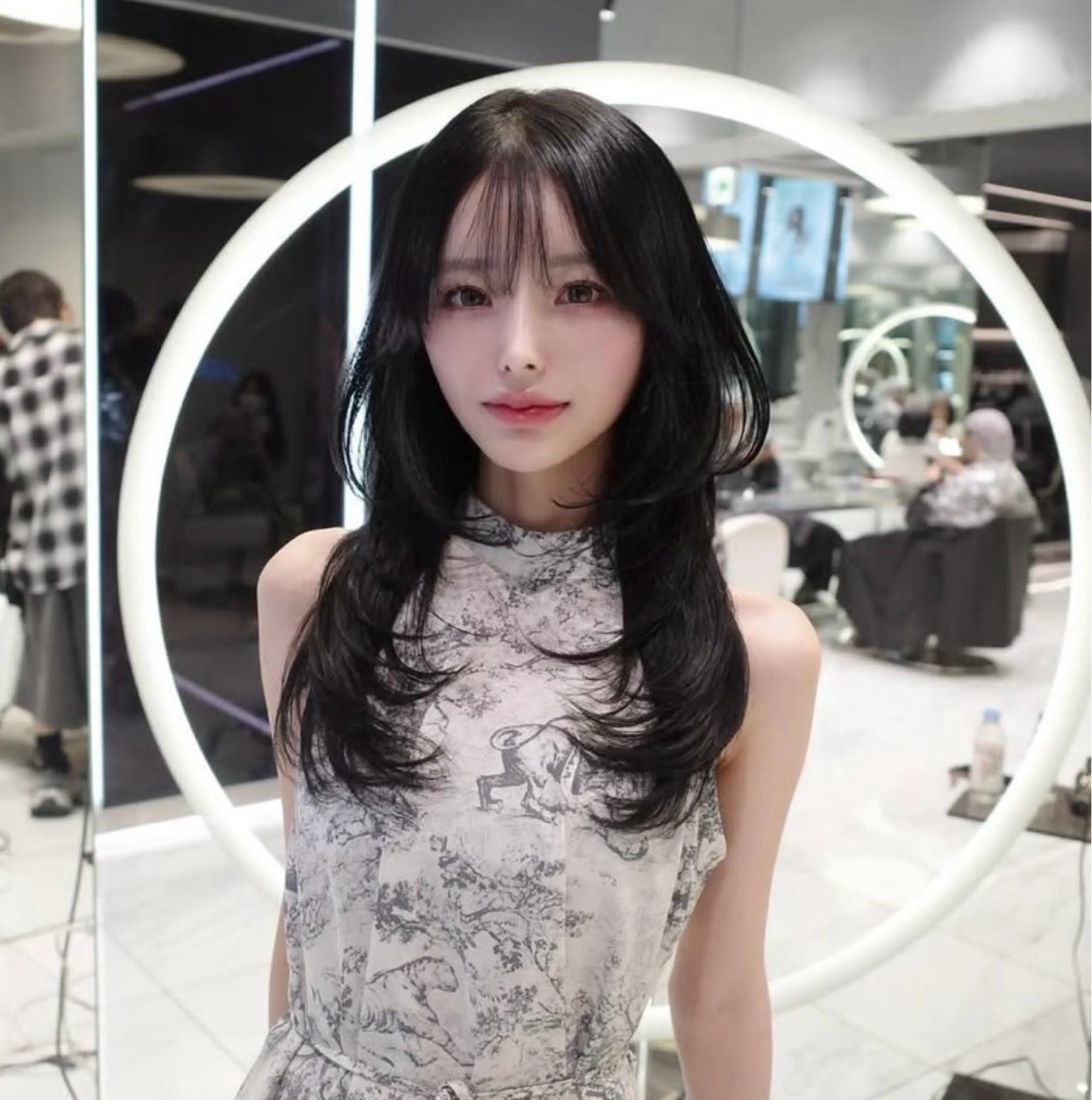 ロング ヘアアレンジ カット ヘアセット miuru/網紅ヘア 🇨🇳レイヤーのヘアスタイル