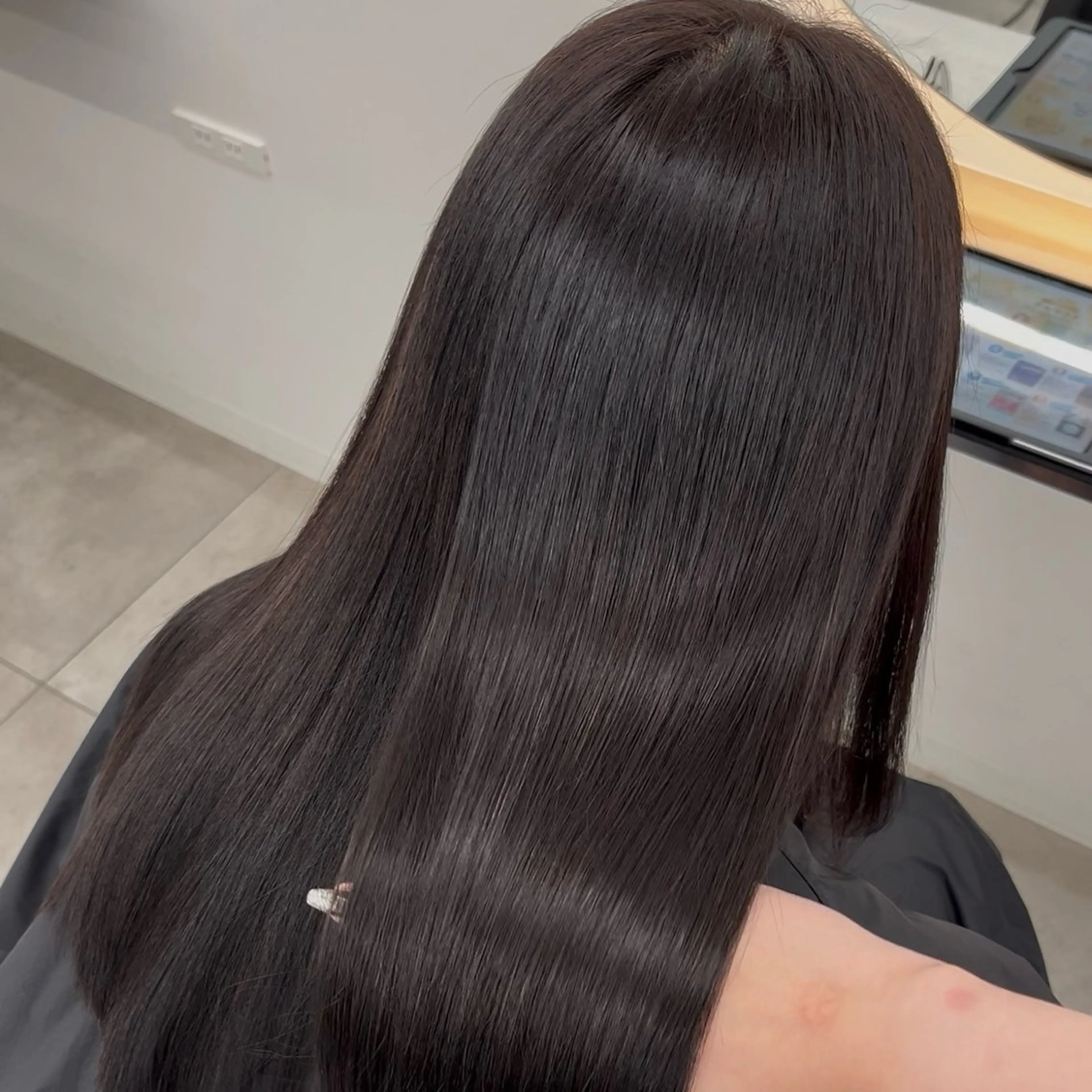 セミロング ピンクブラウン カット ヘアカラー トリートメント 【レイヤー×透明感 カラー】mayaのヘアスタイル