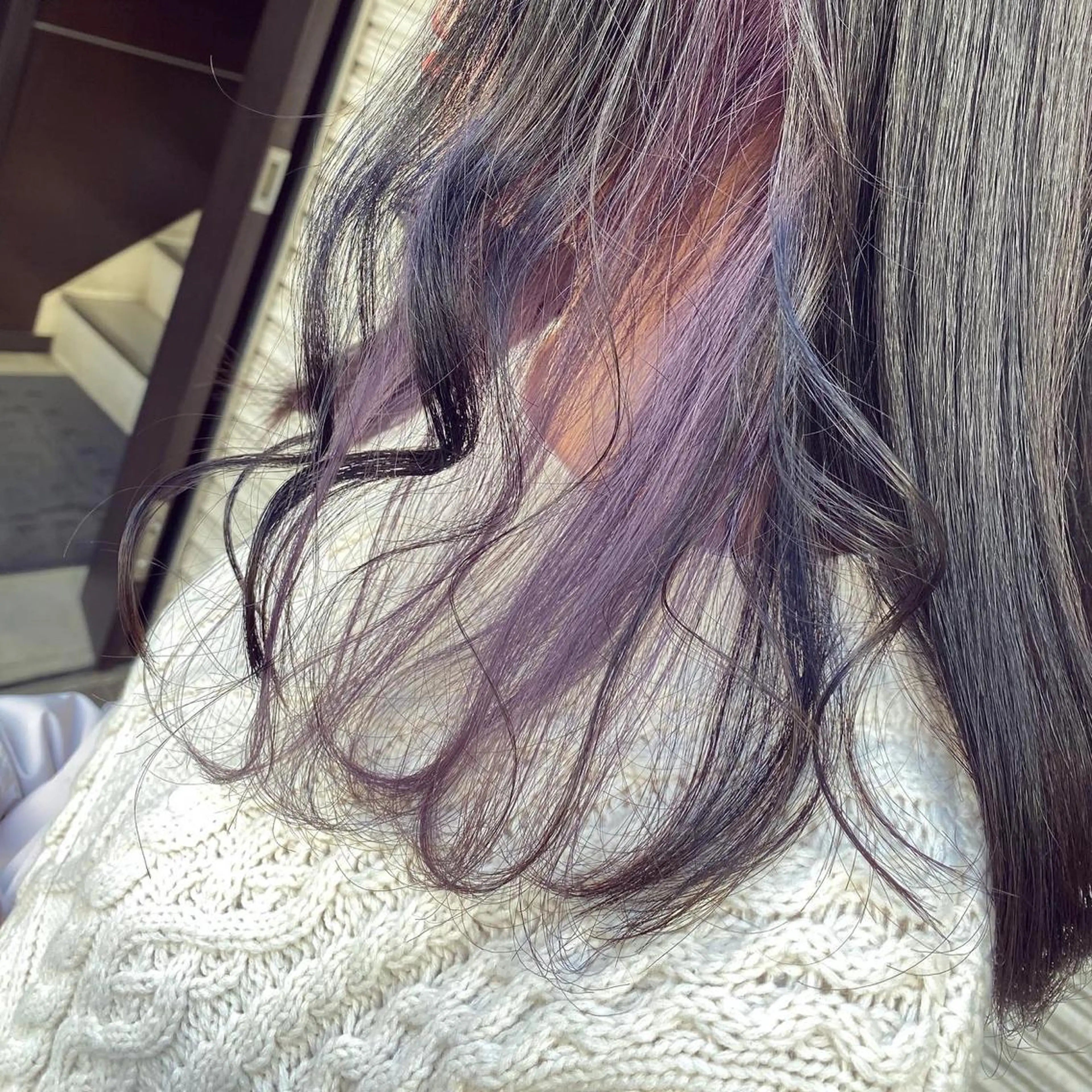 ロング カラー インナーカラー 銀座メンズ専門🖤 小島奈々のヘアスタイル