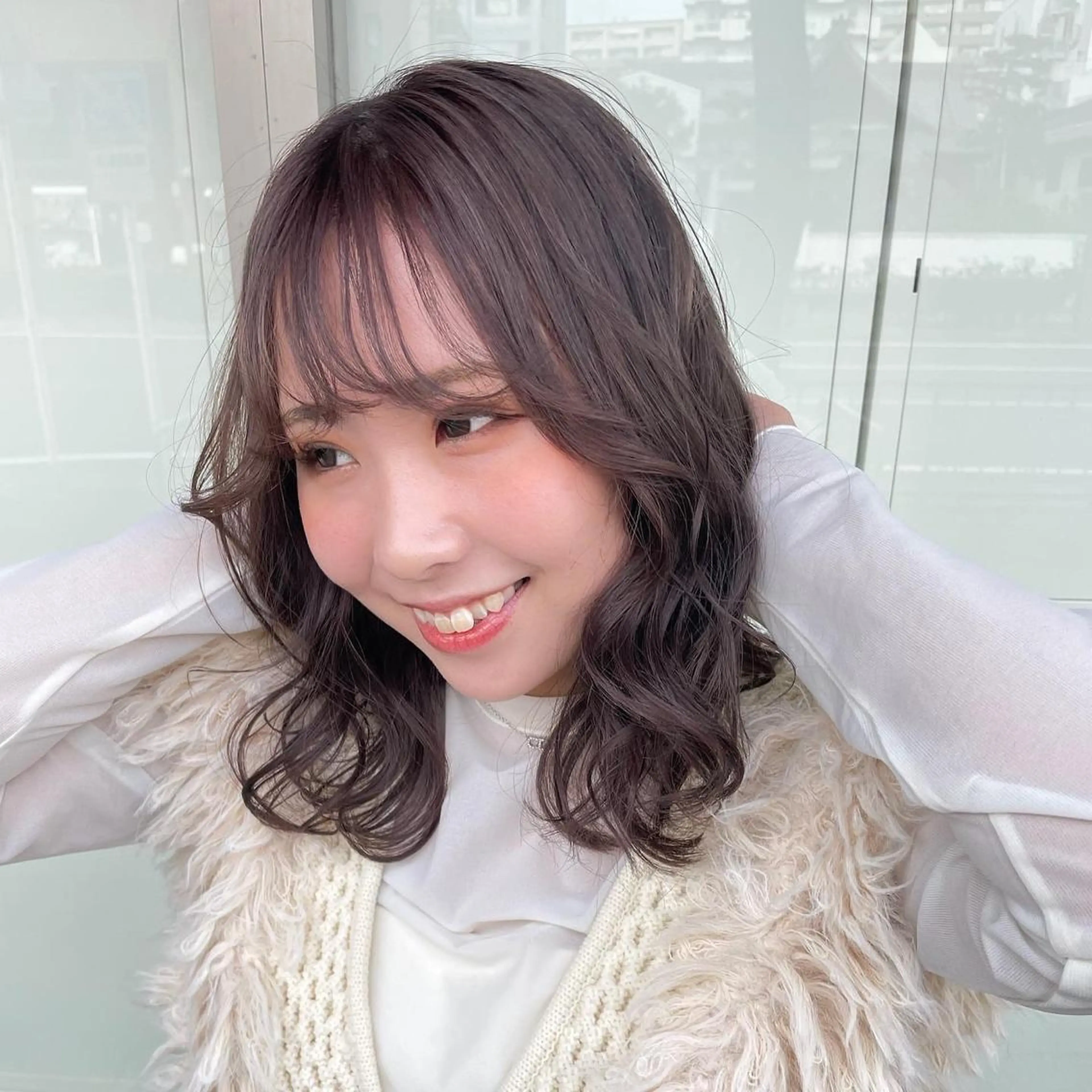 ミディアム カラー あ あのヘアスタイル