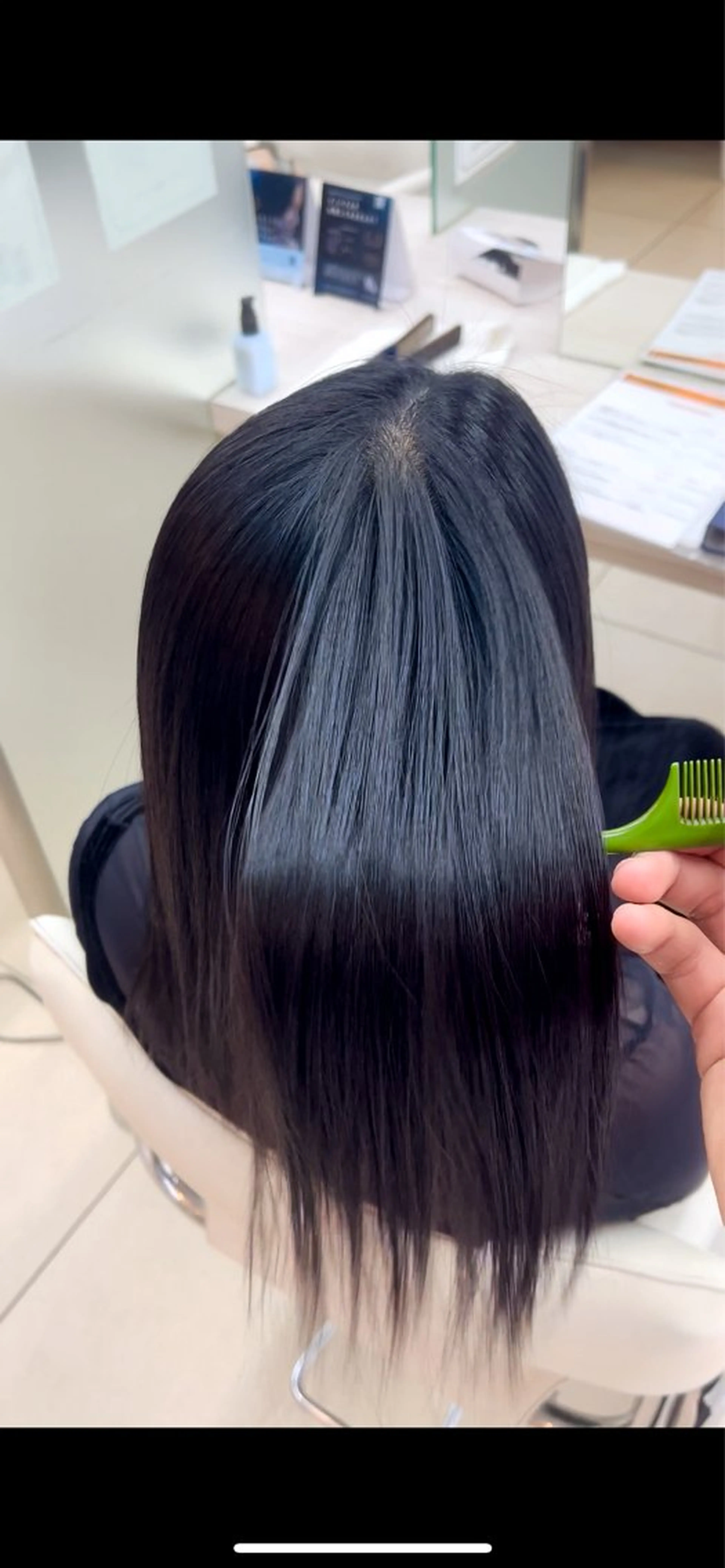 ロング カット 縮毛矯正 暖色🍒艶カラー✨️ コウセイのヘアスタイル