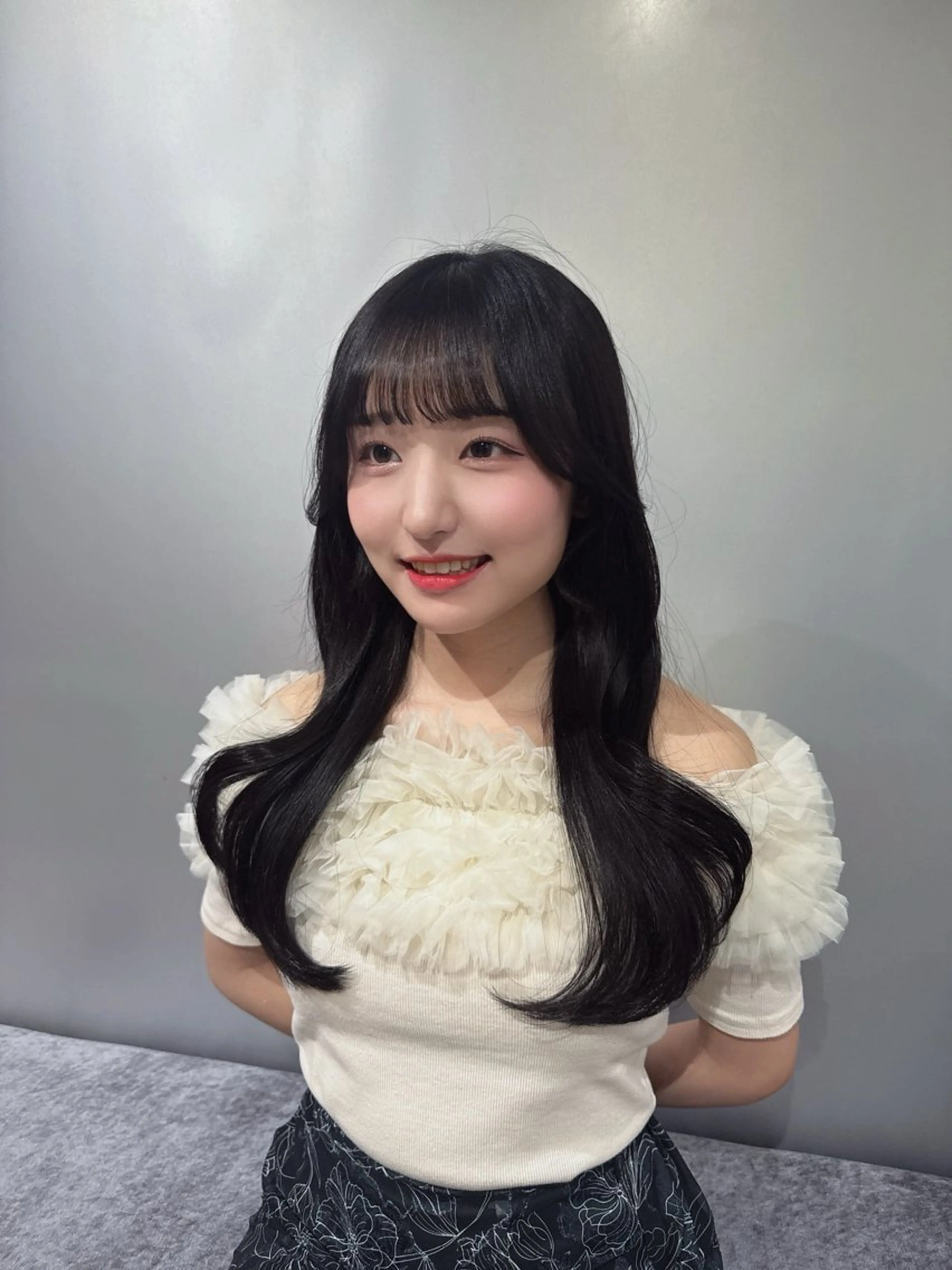 ロング カラー カット ヘアカラー トリートメント 髪質改善/透明感ヘア にちか🐰のヘアスタイル