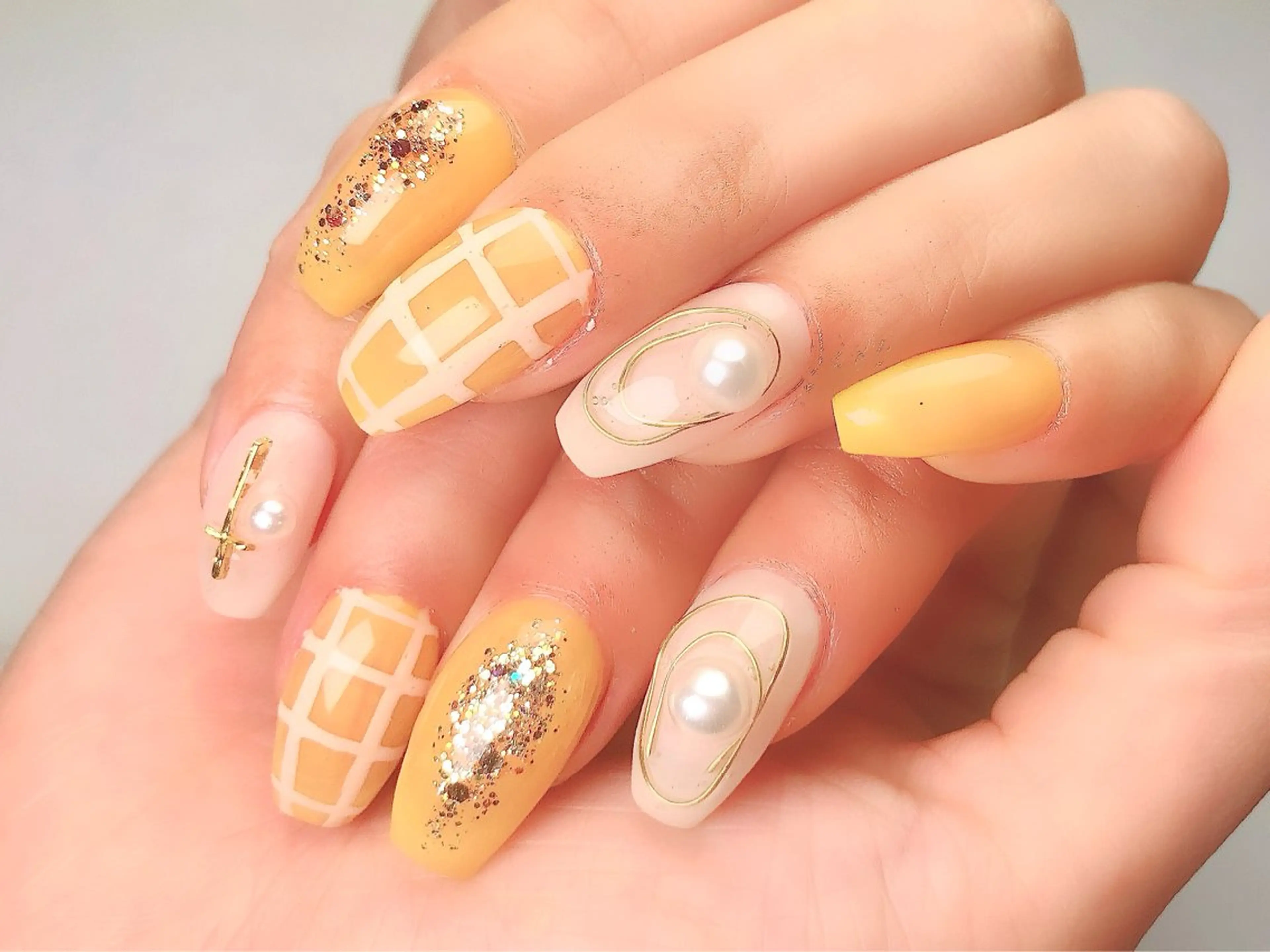 ネイル 長さ出し en.所属・en. NATSUKOのネイルデザイン