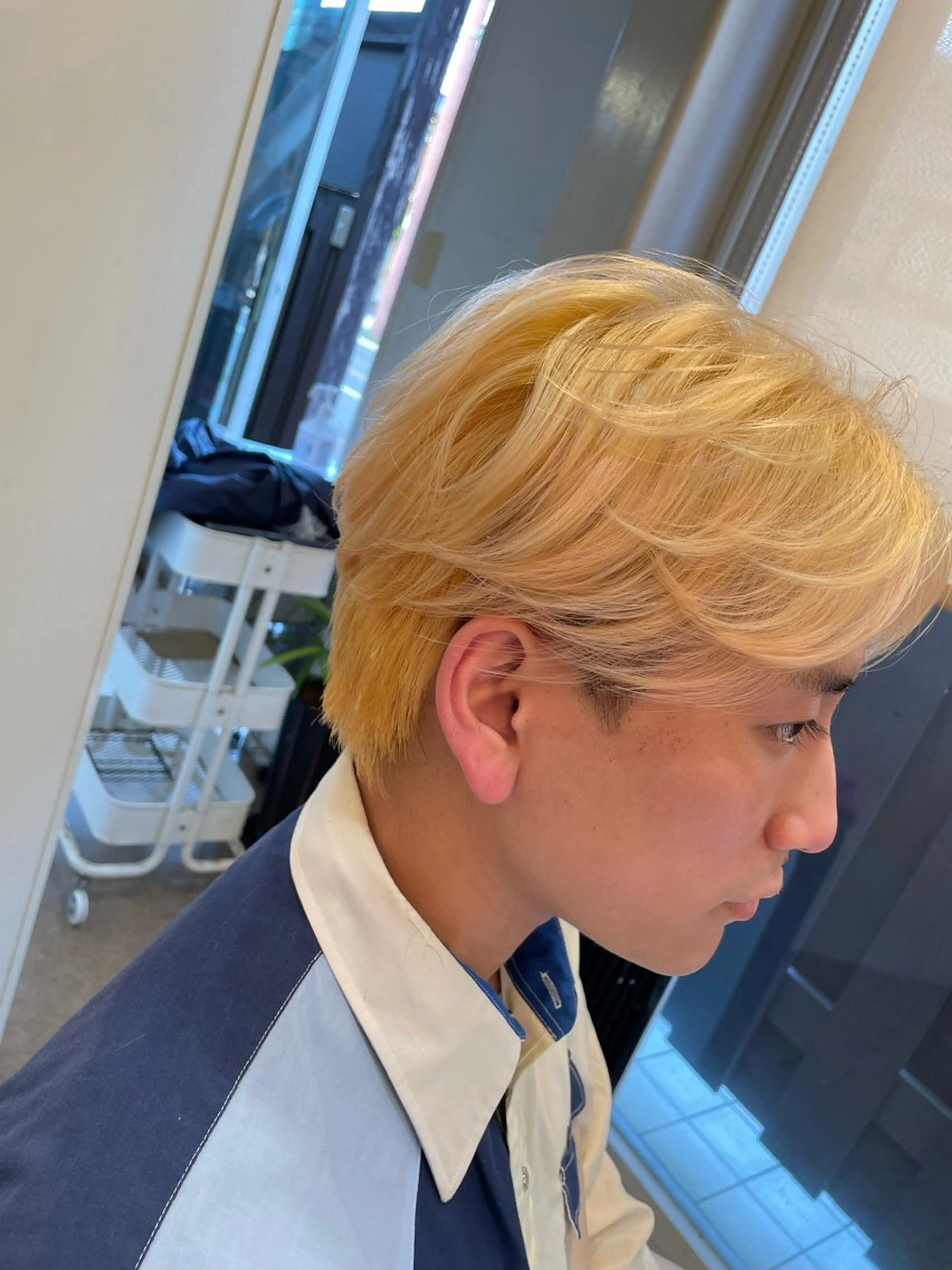 カラー メンズ パーマ 園田 一喜のヘアスタイル