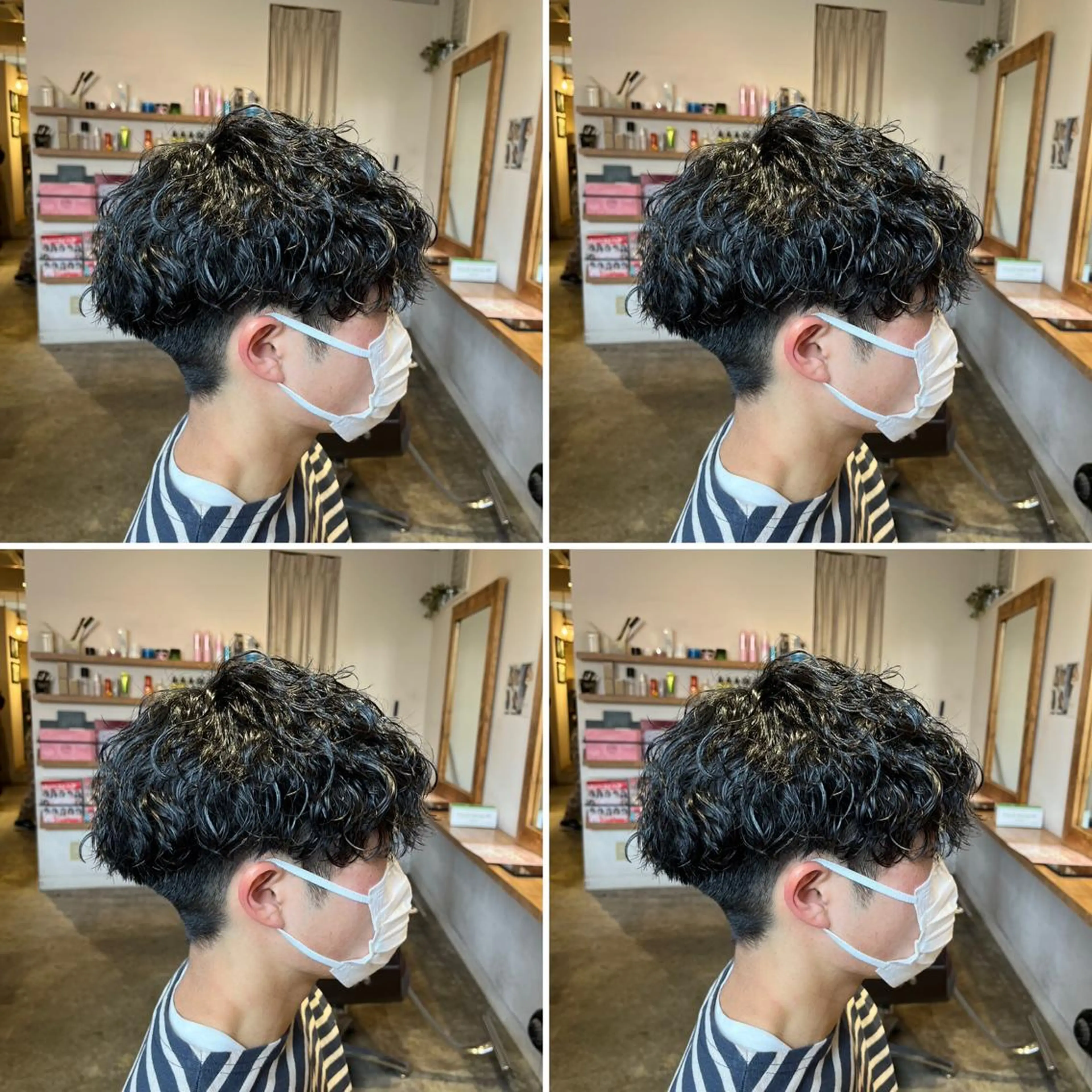 パーマ メンズ カット パーマ トリートメント ヘアセット 👑メンズパーマ特化 店長望月謙二郎👑のヘアスタイル