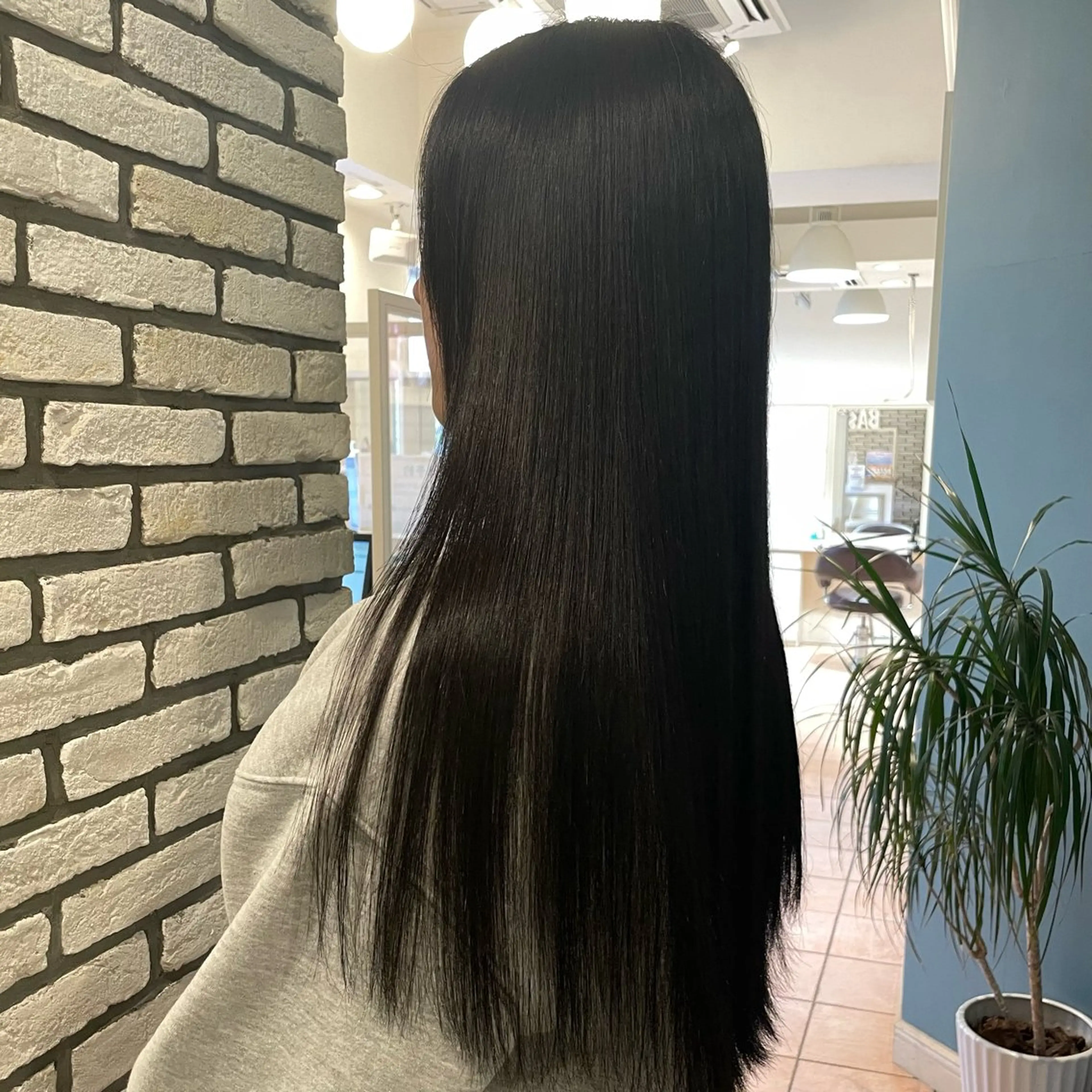 ロング カラー カット ヘアカラー トリートメント 💎久米川 東村山 BASSAサトウ💎のヘアスタイル