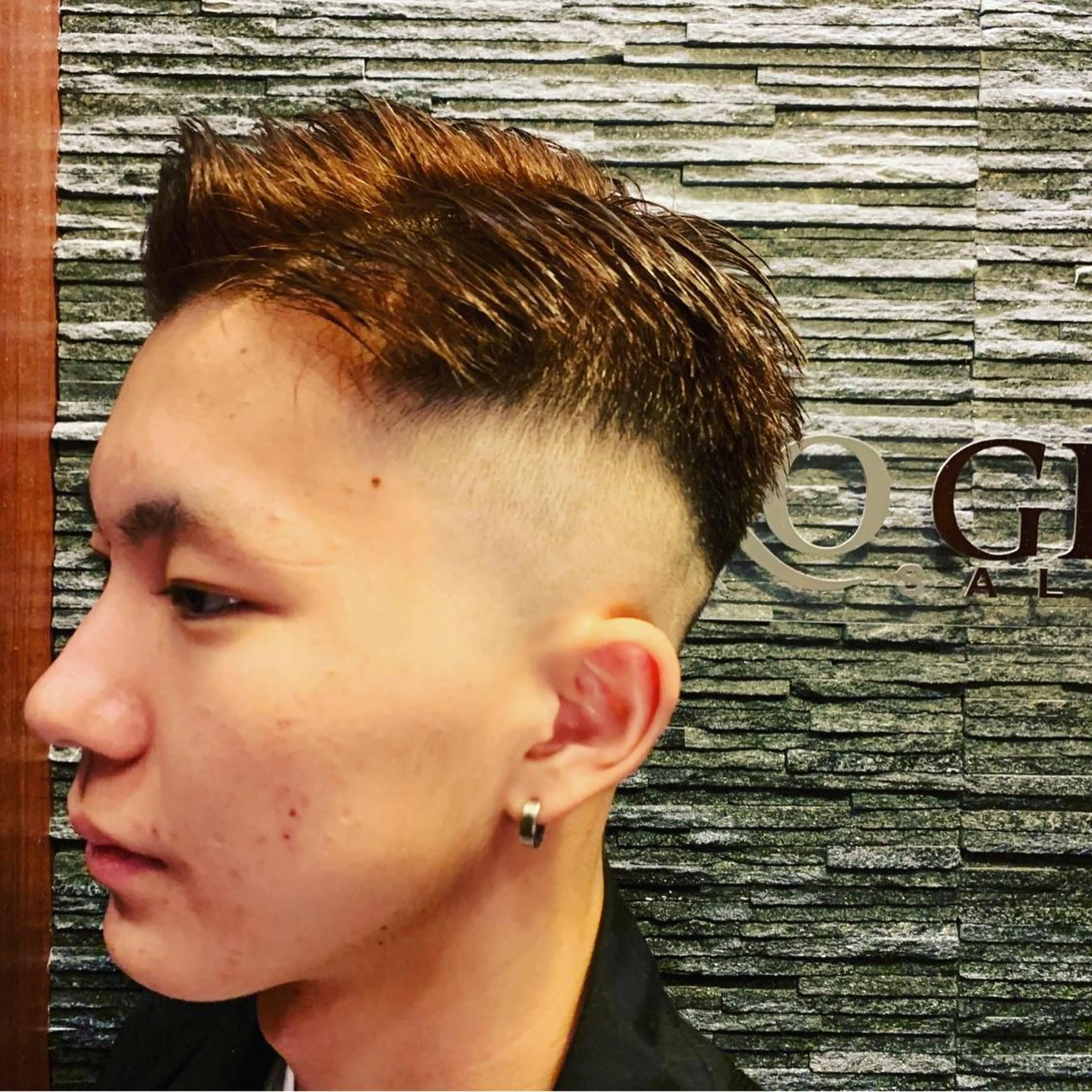 ショート カラー メンズ ヒロ銀座 バーバーショップ神楽坂所属・ひらお あおとのヘアスタイル