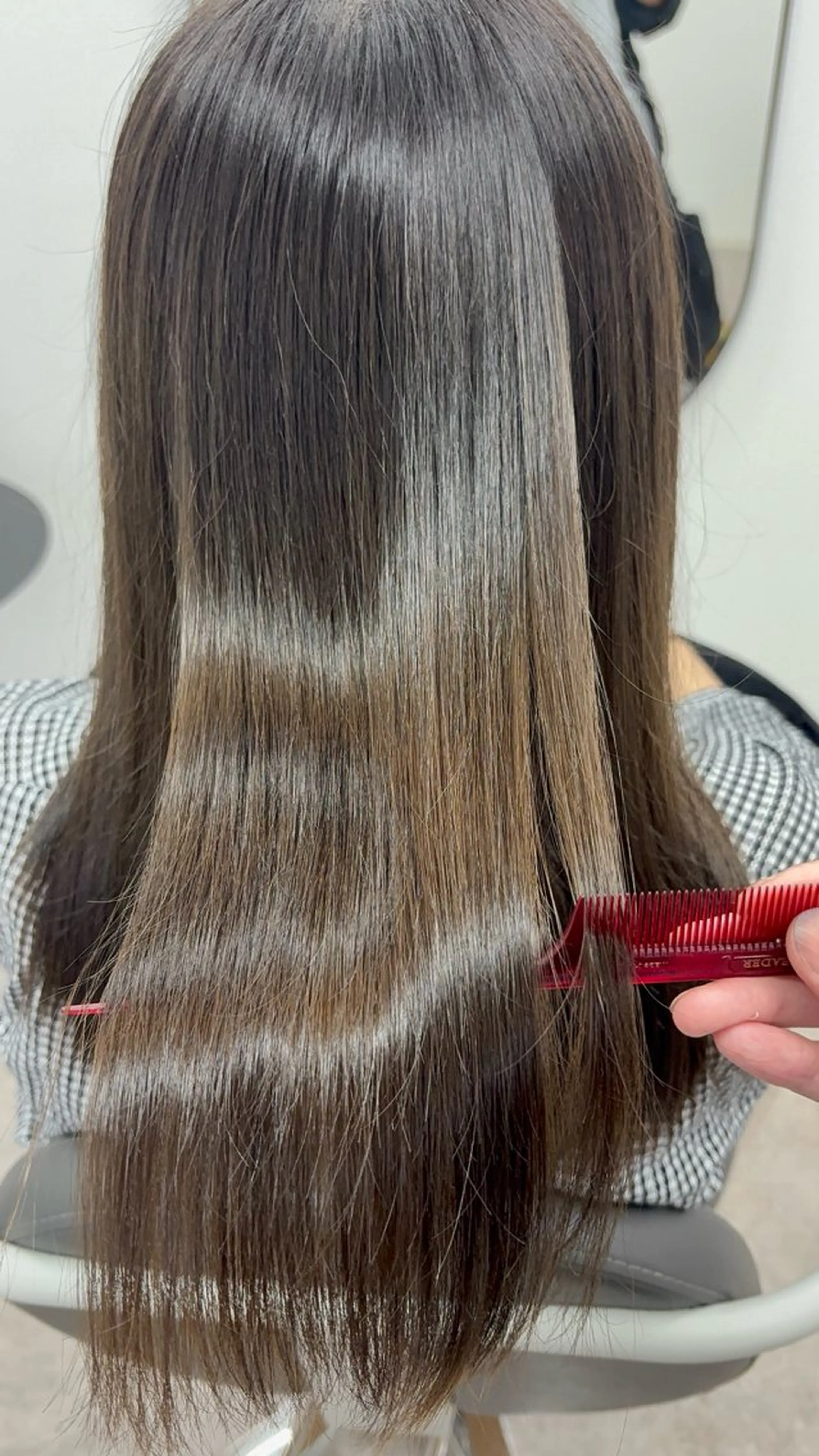 平日限定カット＋縮毛矯正＋トリートメントの写真