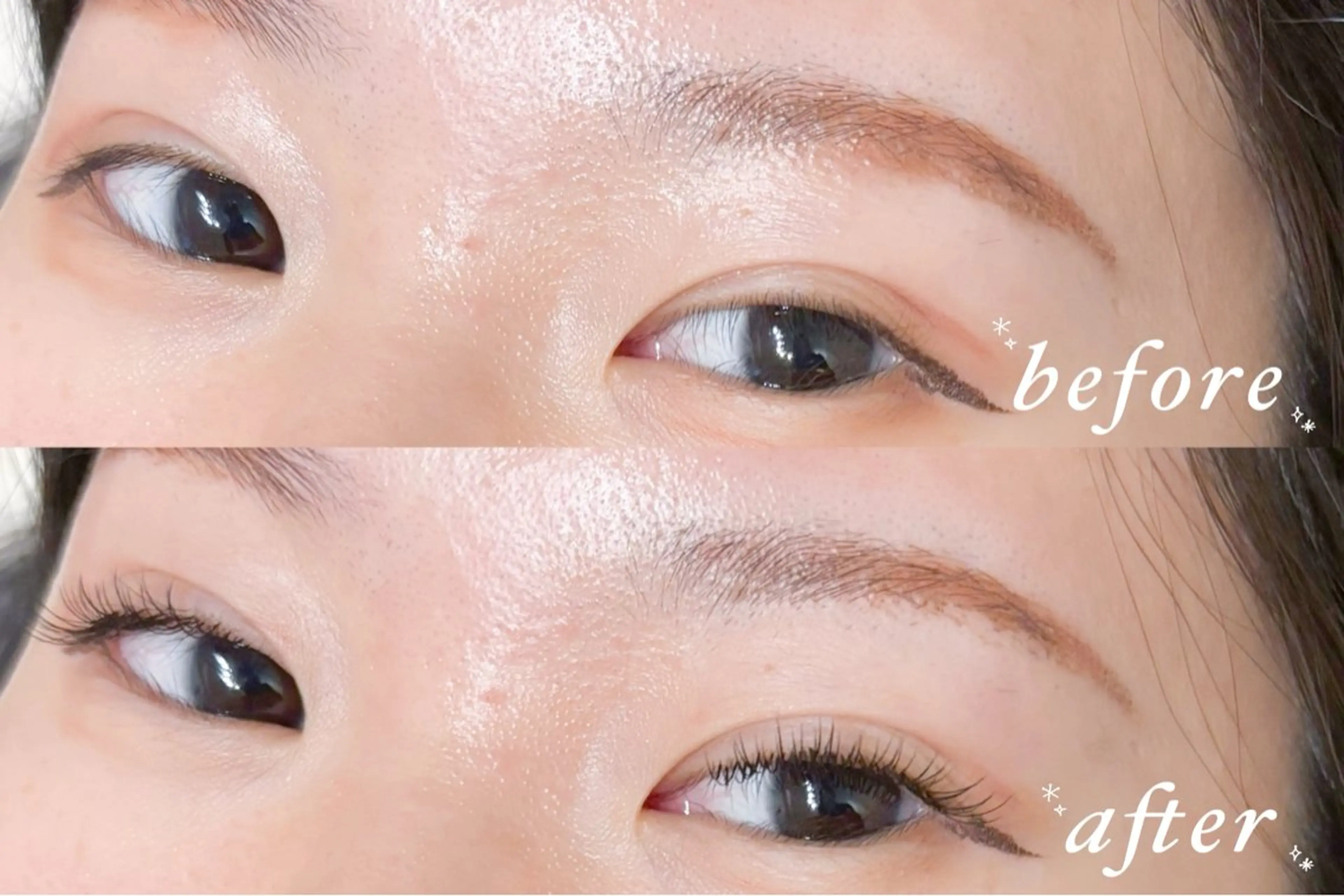 マツエク・マツパ フラットラッシュ ナチュラル eye salon meboreのマツエク・マツパデザイン