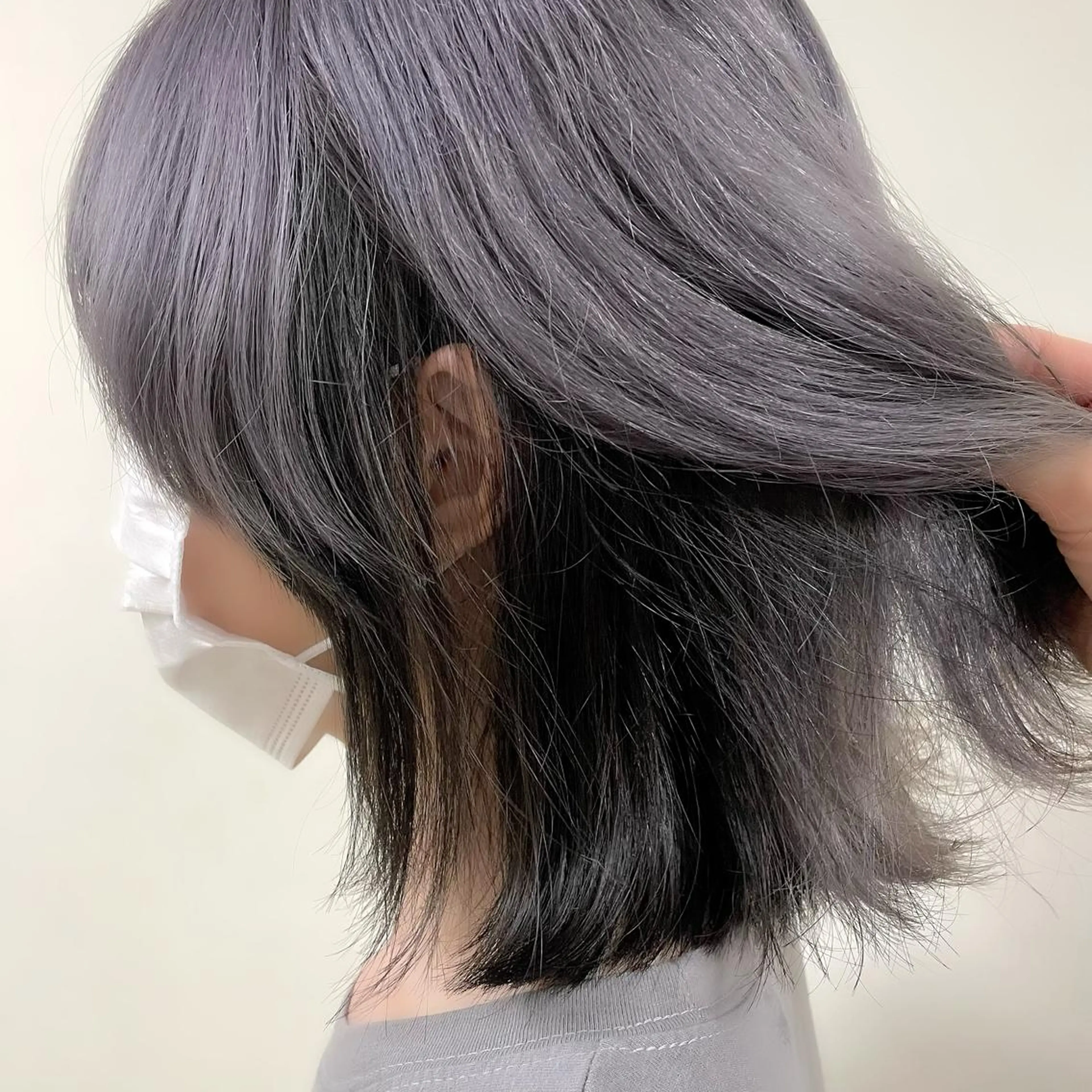 ミディアム カラー ヘアアレンジ カット ヘアカラー トリートメント maoブリーチ無し 似合わせカラーのヘアスタイル
