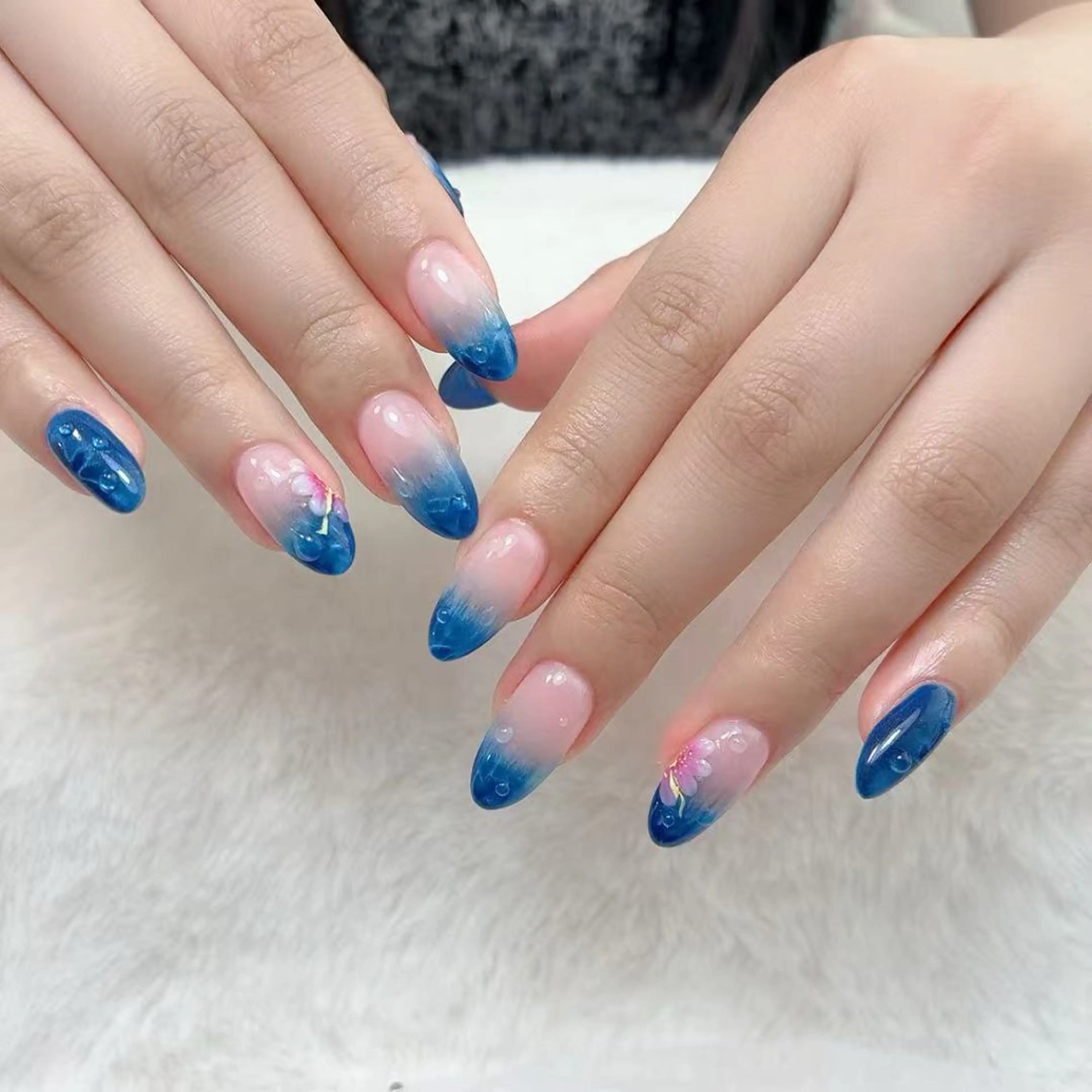 ネイル フットネイル ジェルネイル マグネットネイル パラジェル ハンドネイル 長さだし/持込/ ins風ネイル/Umのネイルデザイン