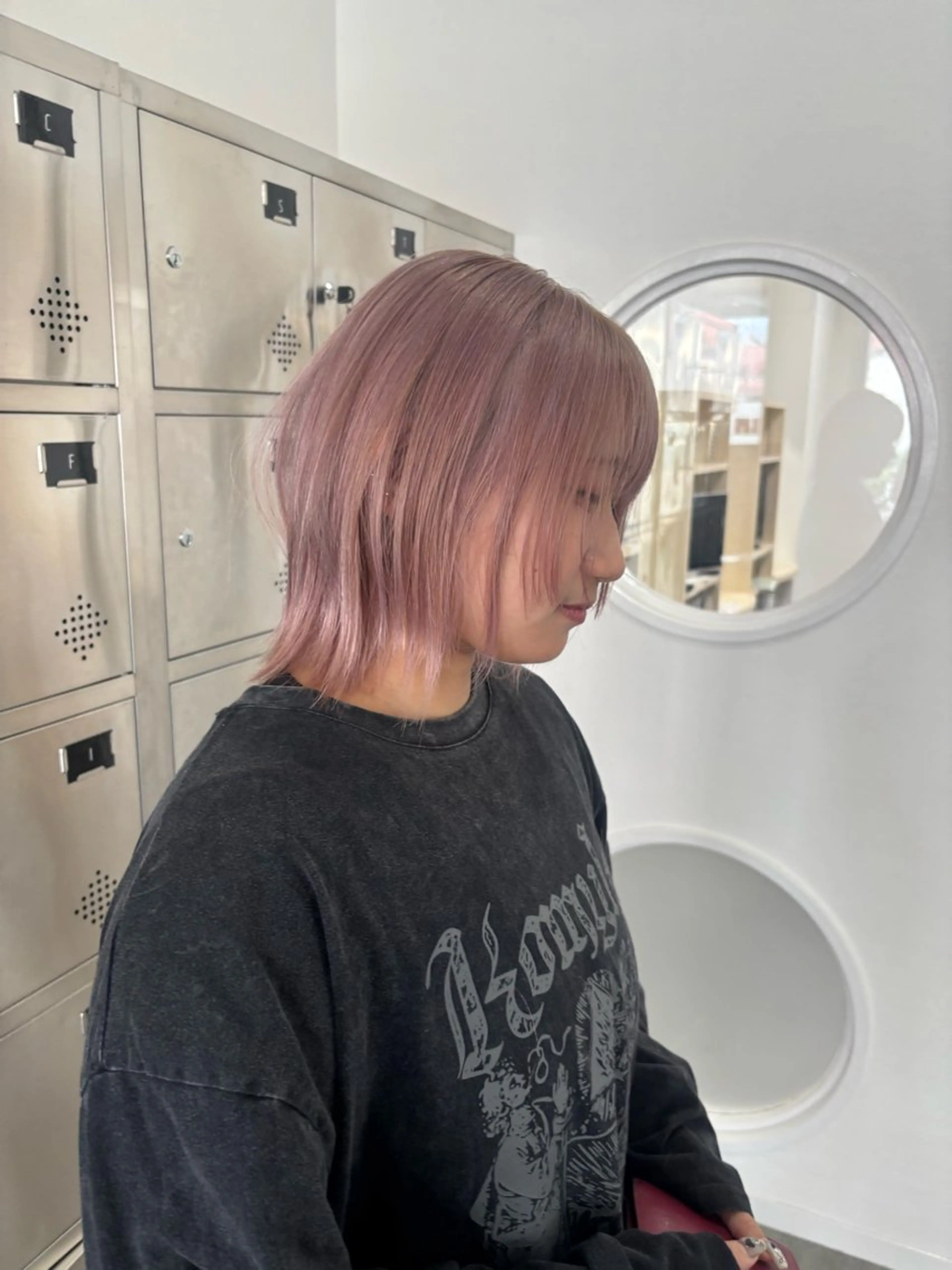 似合わせカット＋ダブルカラー（ブリーチ込み）＋髪質改善トリートメントの写真