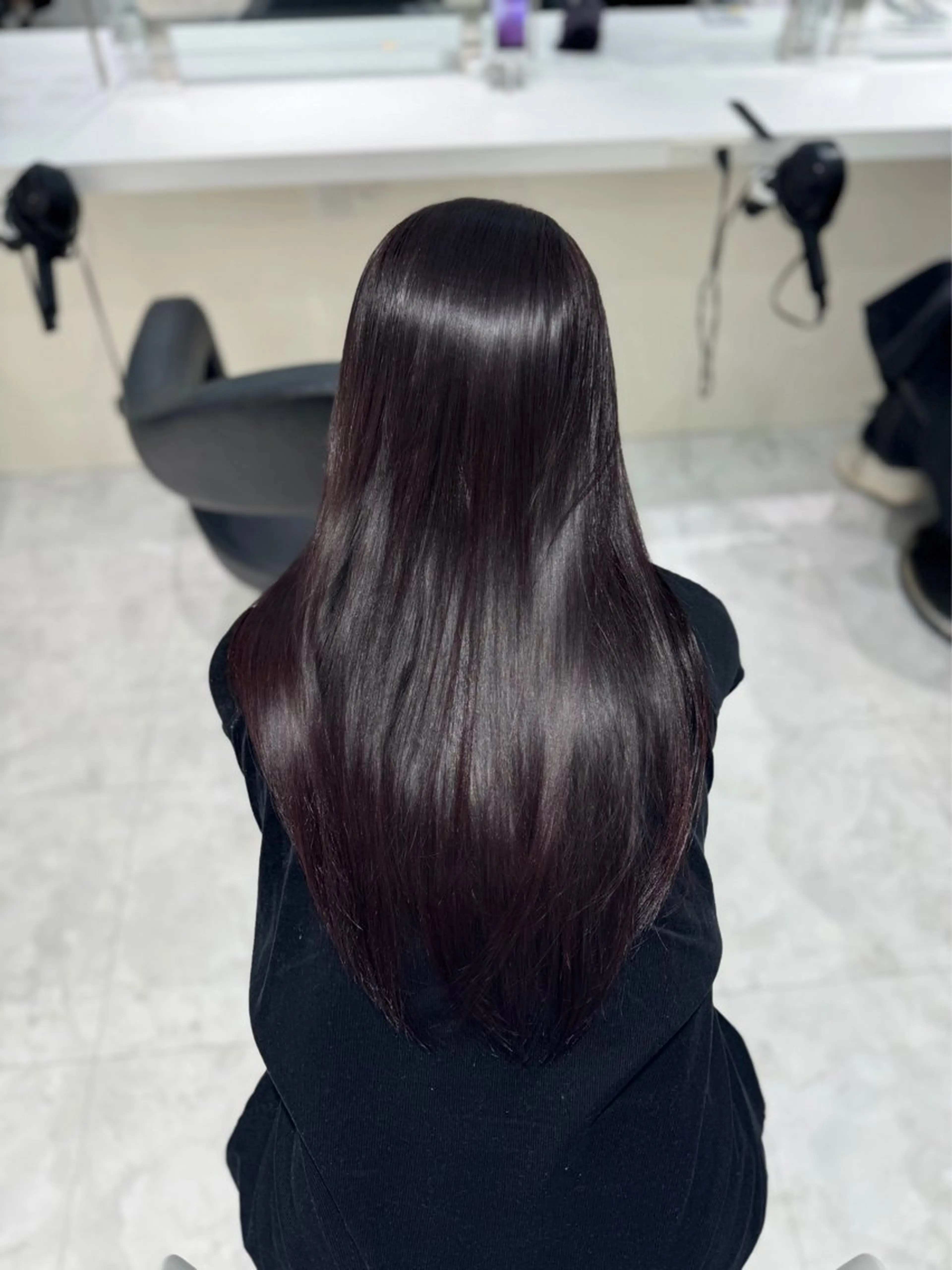 ロング カラー ヘアカラー トリートメント 💎透明感カラー /kaito💎のヘアスタイル