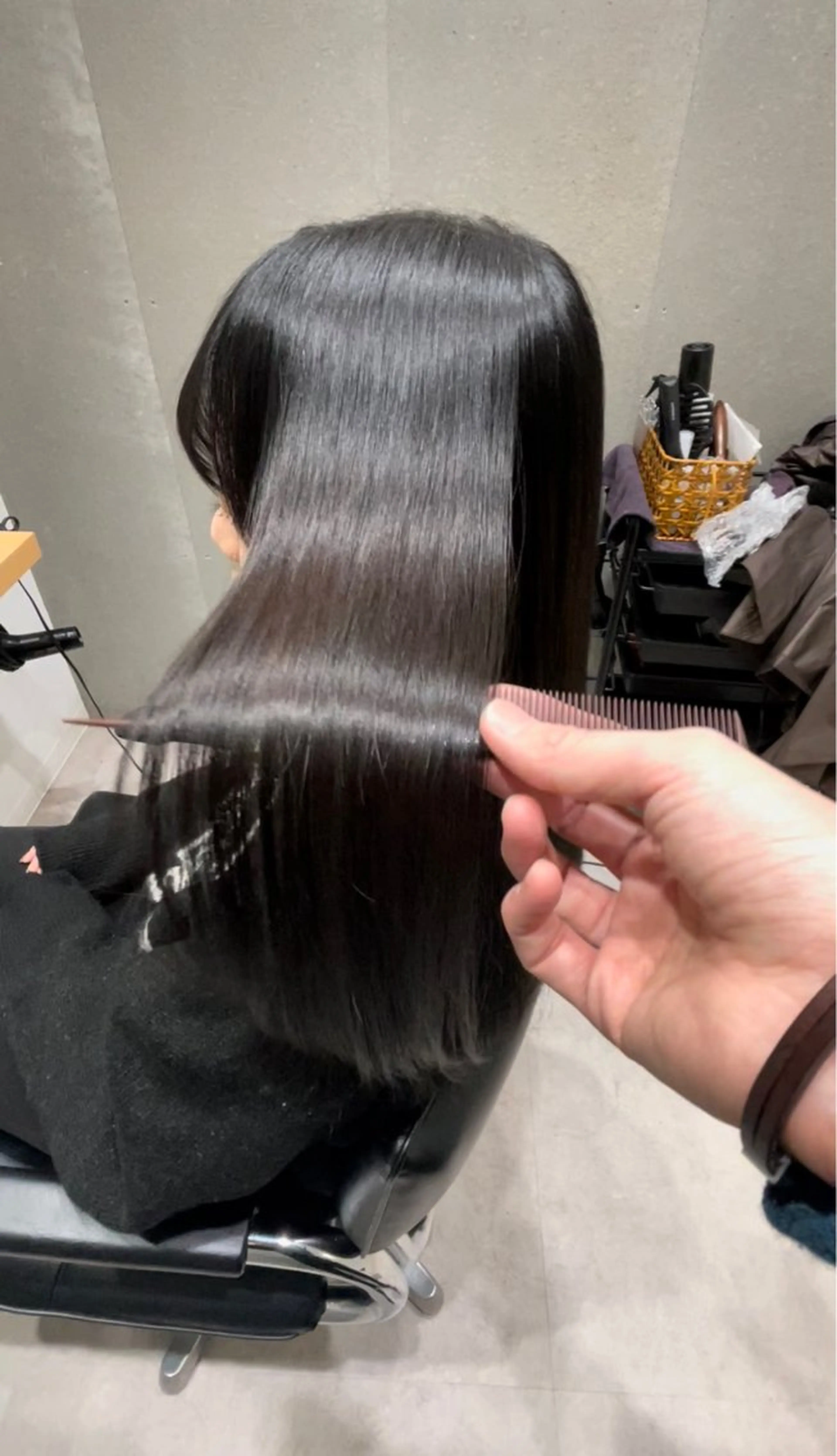 ミディアム カラー イルミナカラー トリートメント 髪質改善ヘアケア 艶髪特化/上田のヘアスタイル