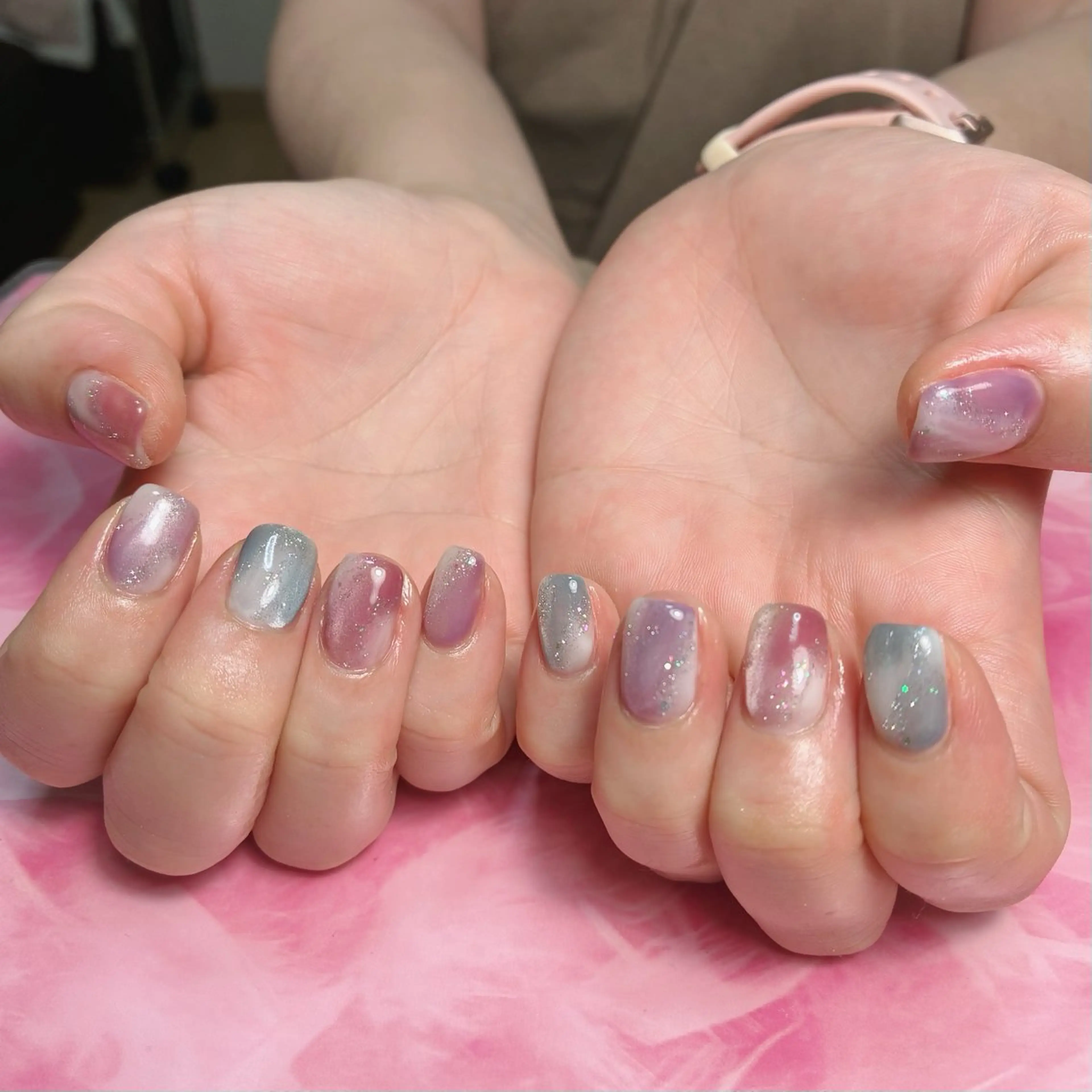 ショート ハンドネイル hs nail salonのネイルデザイン
