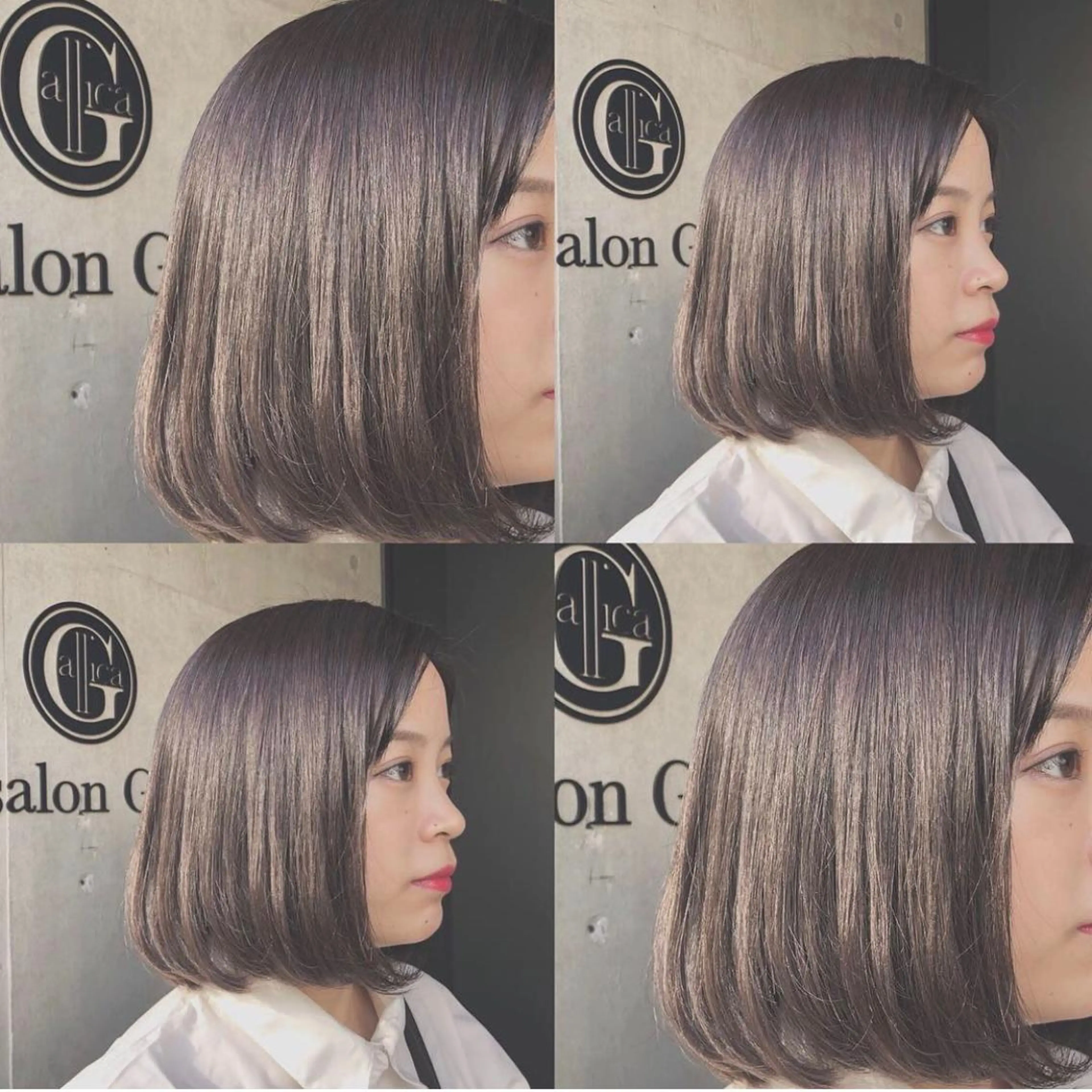 ショート カラー カット ヘアカラー トリートメント 荒木 依莉亜のヘアスタイル