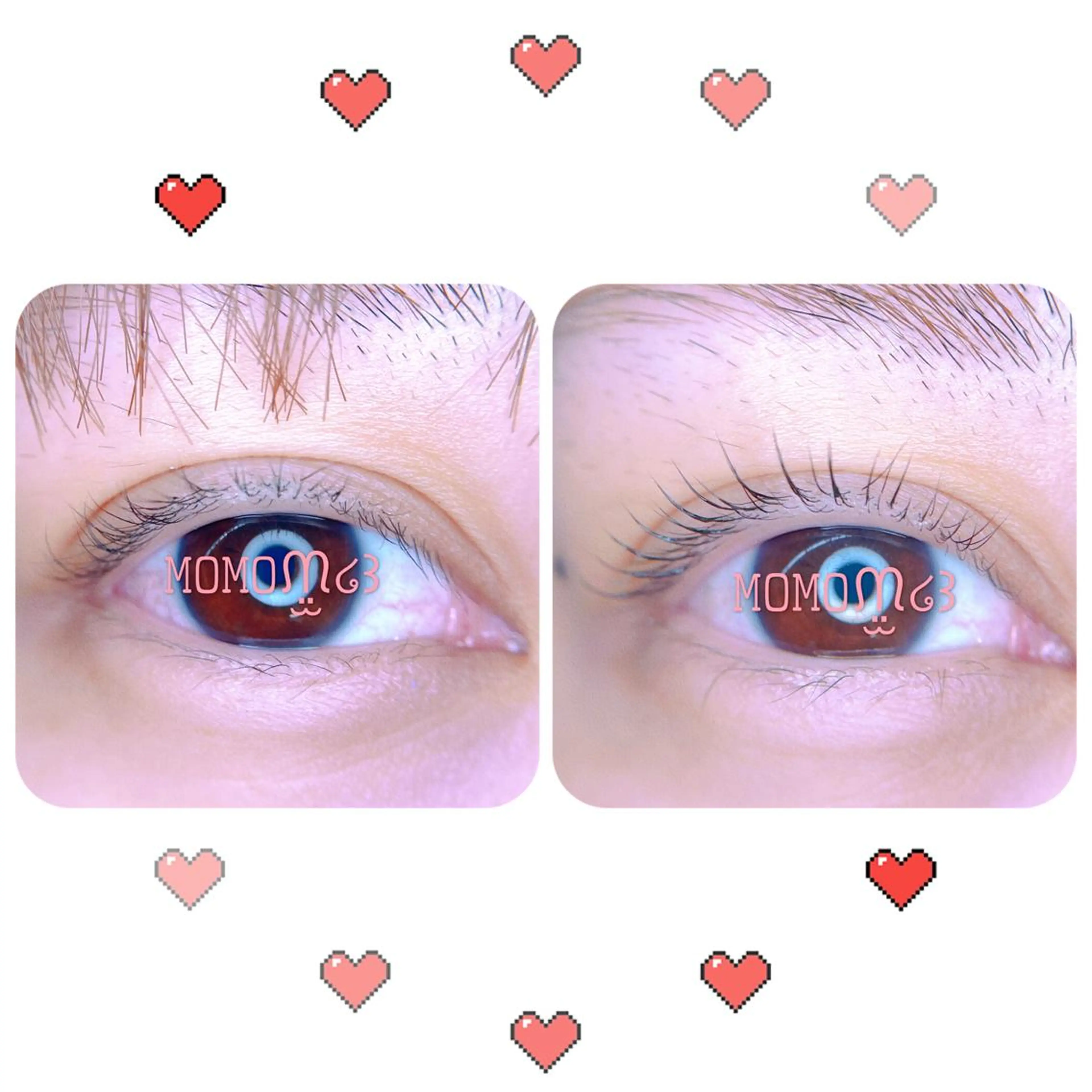 マツエク・マツパ フラットラッシュ ナチュラル パリジェンヌラッシュリフト 下まつげエクステ 一重×まつ毛パーマ モテデザインのプロ モモ🍑のマツエク・マツパデザイン