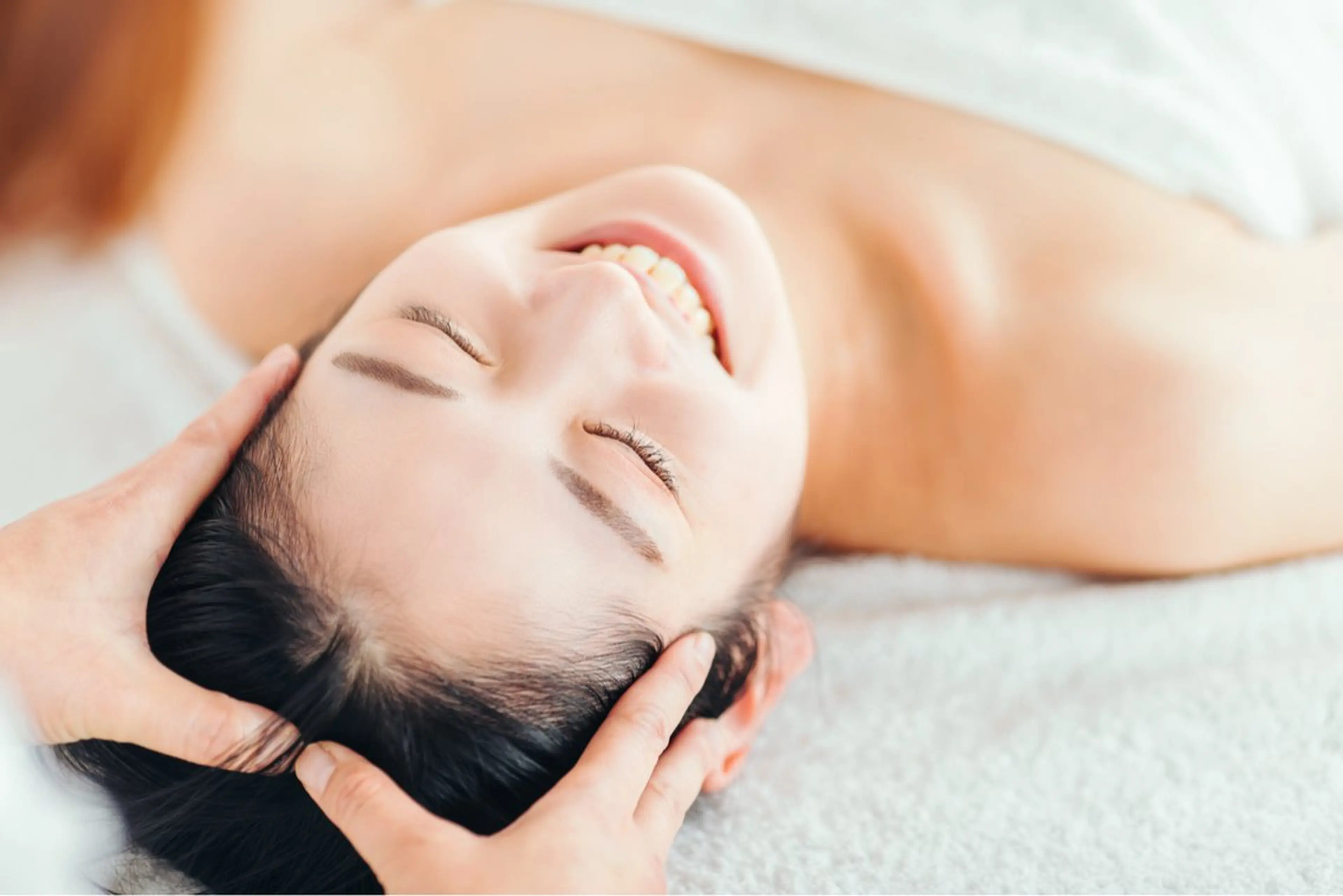 【頭皮洗浄＆ヘッドスパ】頭皮のにおい、汚れを除去しながらドライヘッドスパで日頃の疲れを癒します🍀*゜の写真