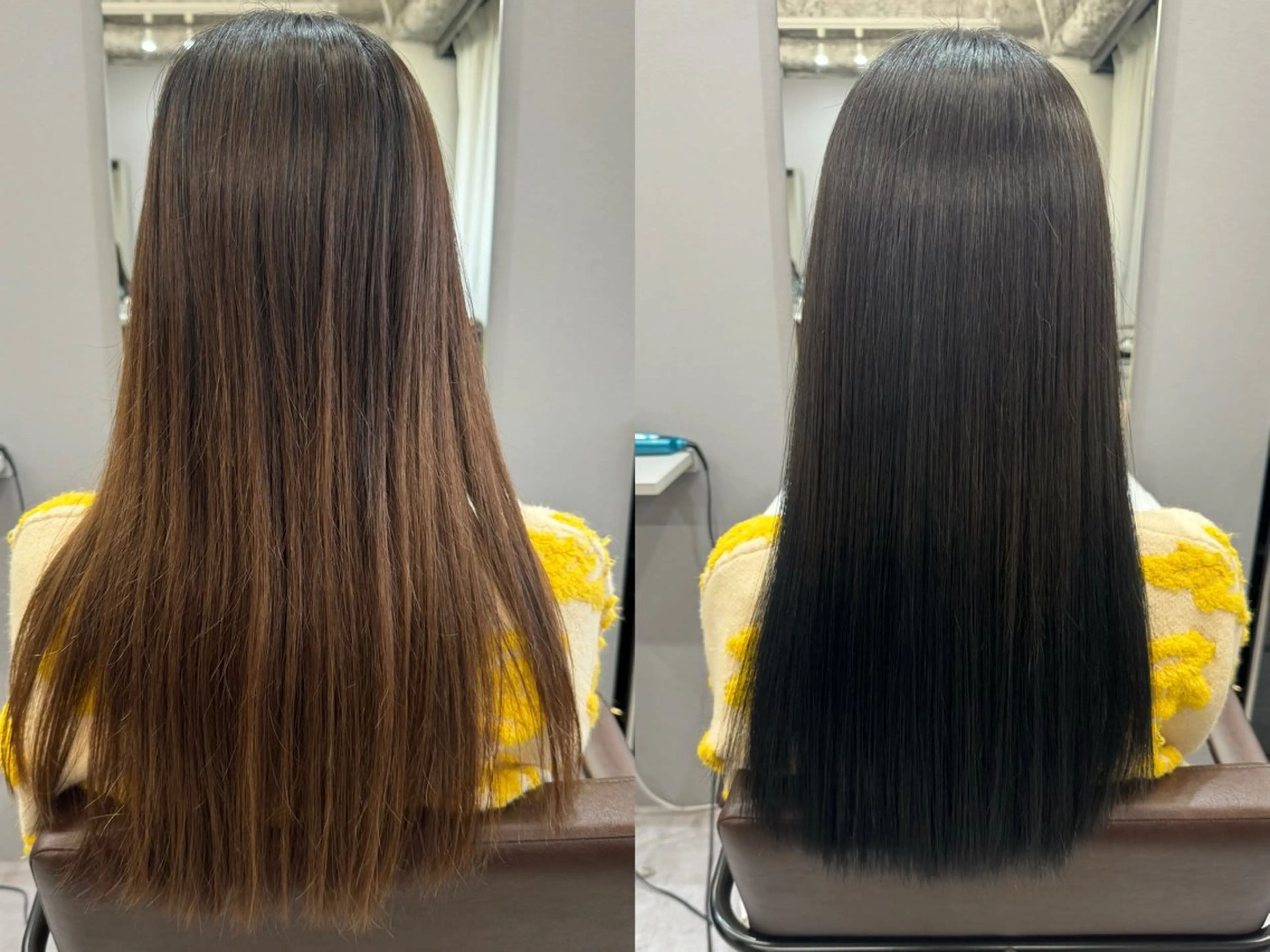 ロング カット ヘアカラー 縮毛矯正 トリートメント 髪質改善×縮毛矯正 Core 片山健太のヘアスタイル