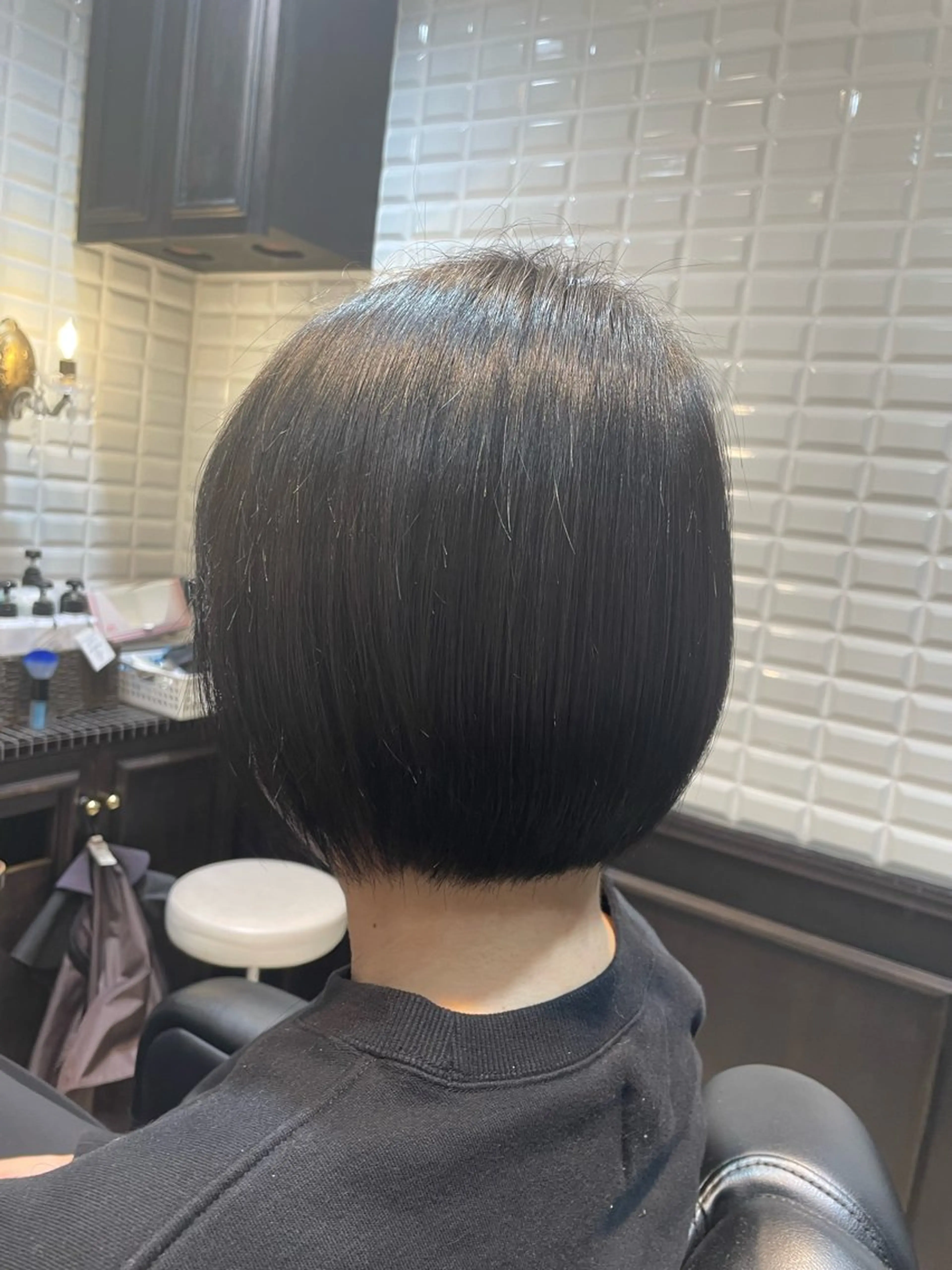 ショート 波巻き、ツイスト パーマモデル募集中のヘアスタイル