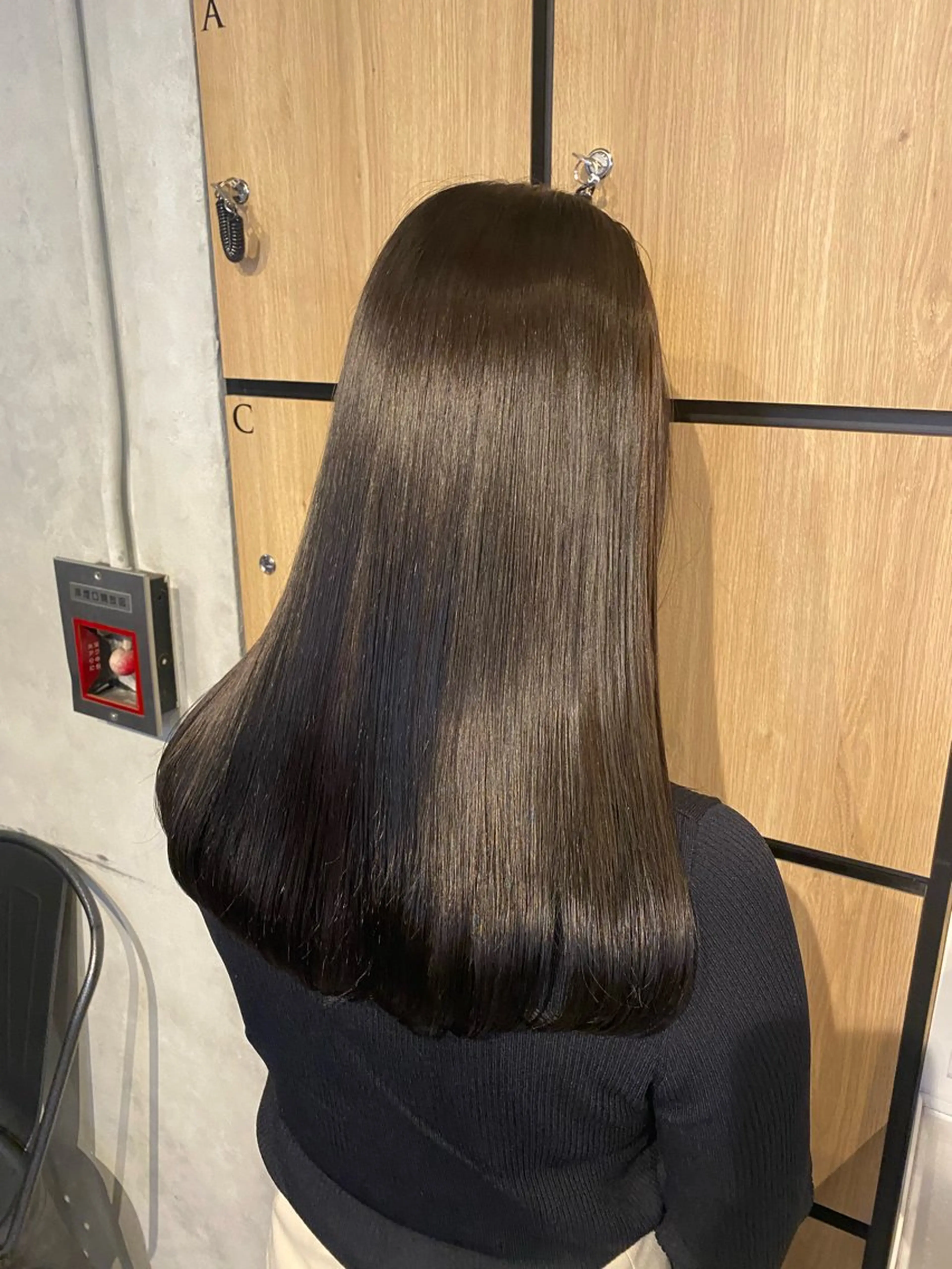 ロング カット ヘアカラー 縮毛矯正 Jewel  Box東梅田所属・髪質改善サロン 梅田/ヨナミネのヘアスタイル