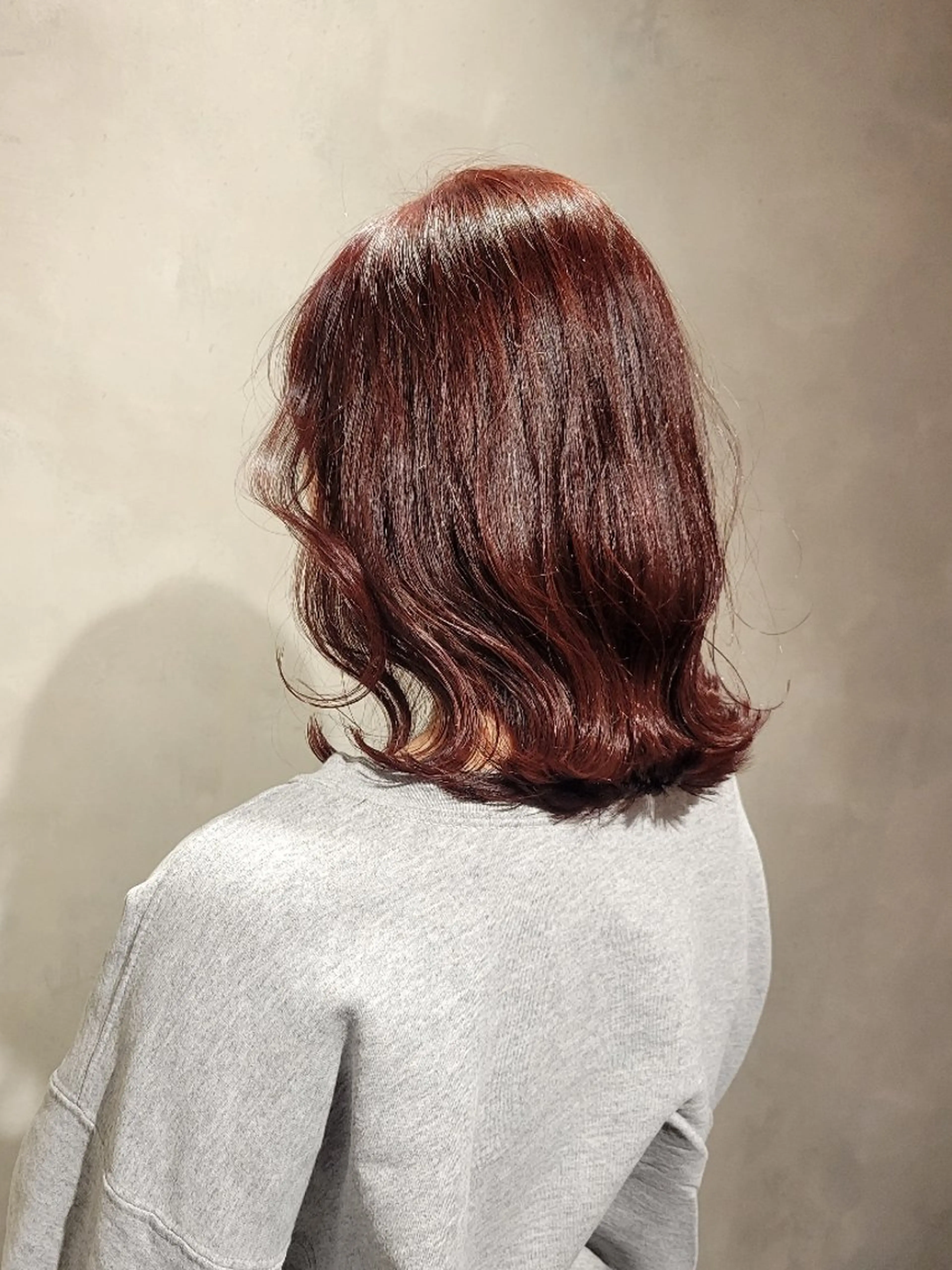 ミディアム Ayu🐾 ブリーチ無しカラーのヘアスタイル