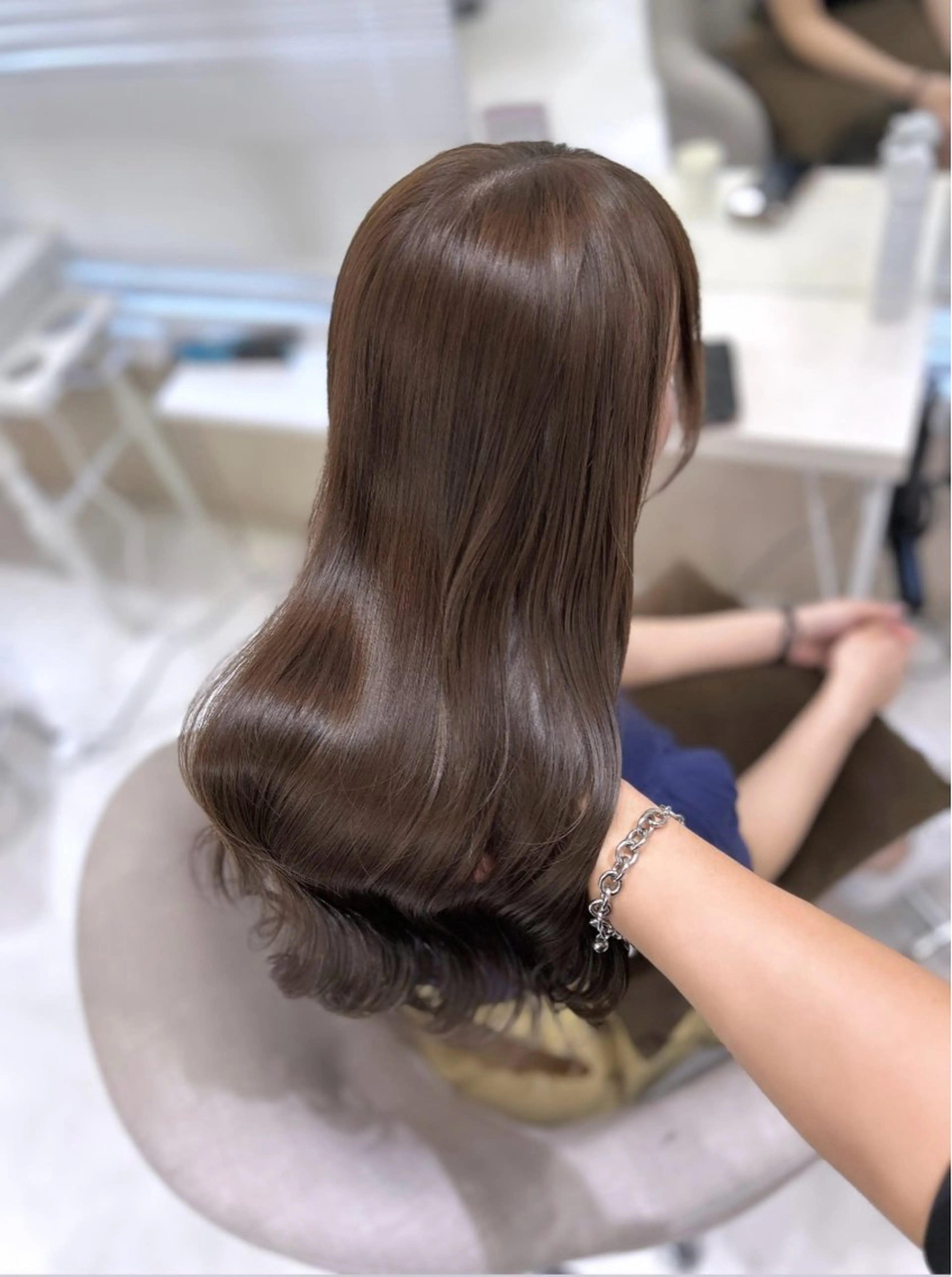 ロング カット ヘアカラー トリートメント 髪質改善× ブリーチなしyutoのヘアスタイル