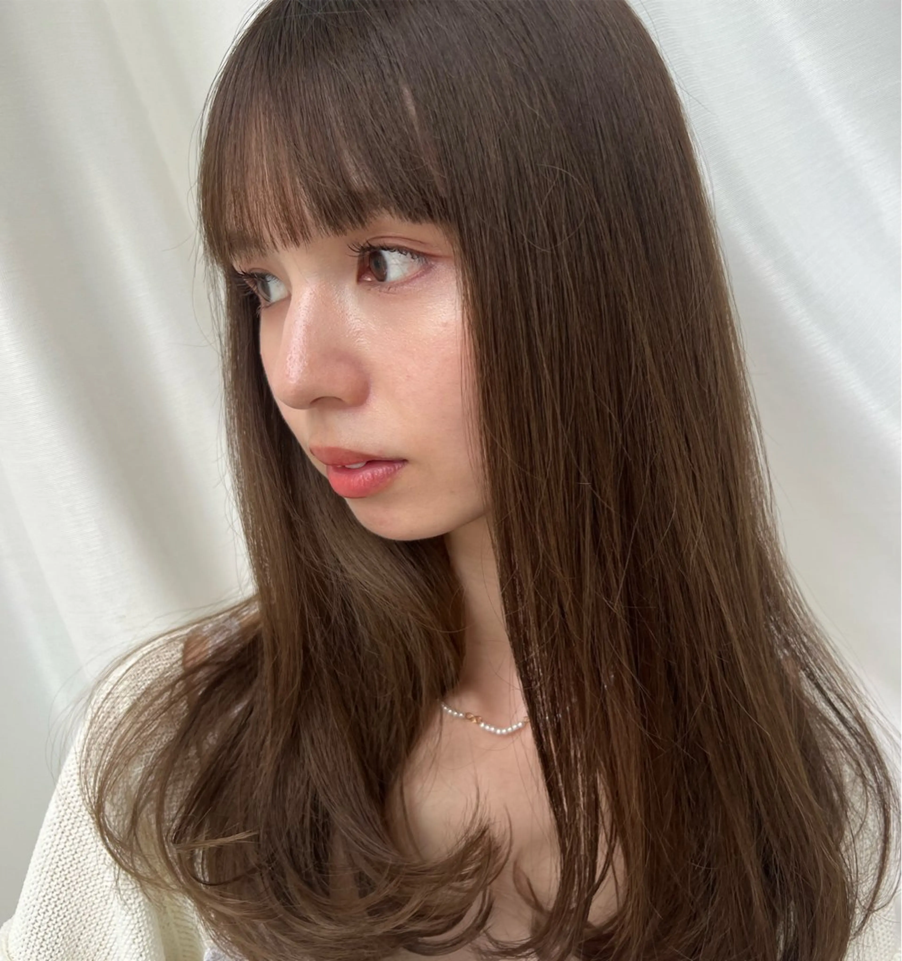 【人気No.1】小顔カット＋透明感カラー＋美艶トリートメント相談￥9,817→の写真