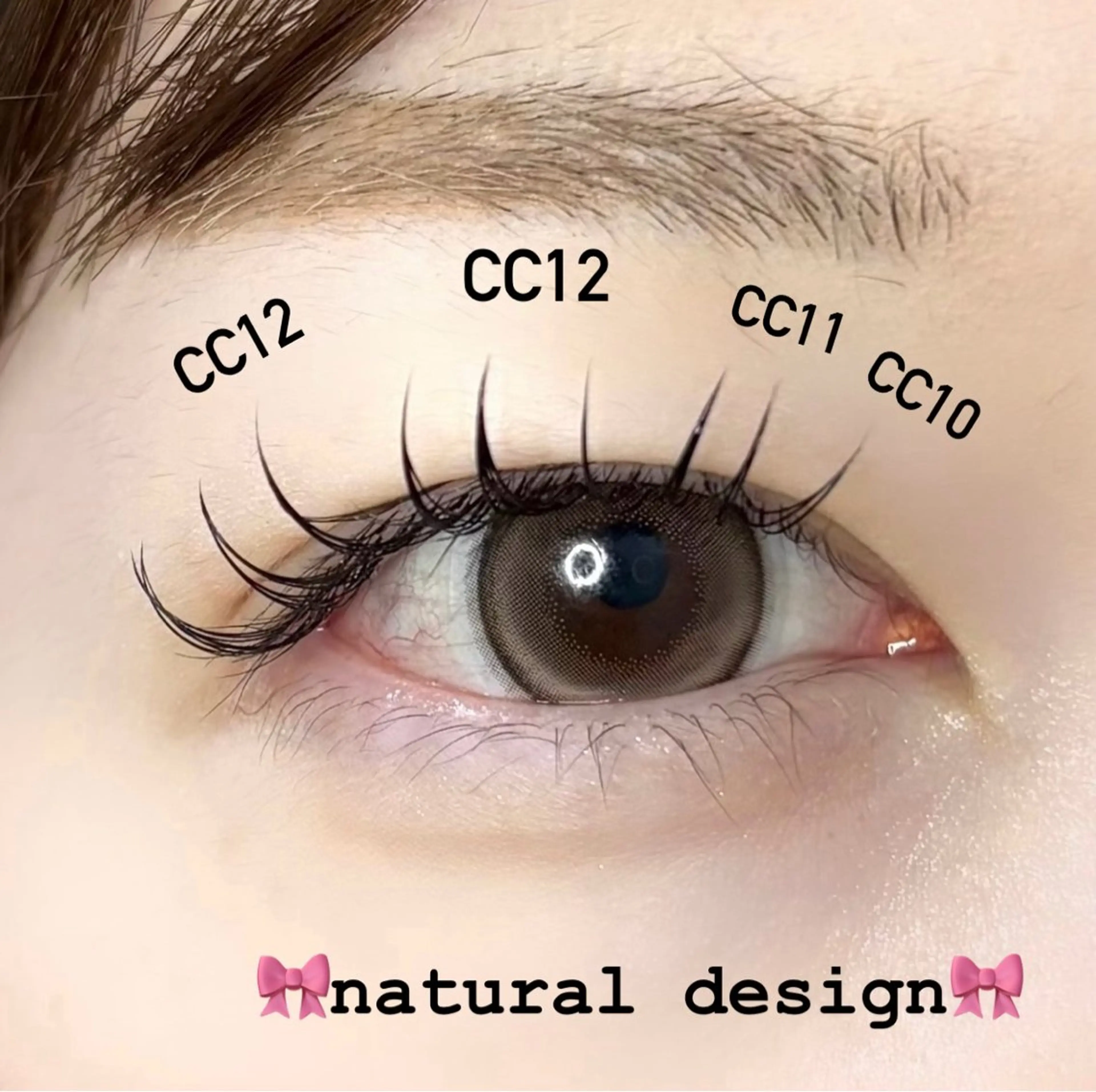 マツエク・マツパ フラットラッシュ ナチュラル マツエク 心斎橋Libra所属・川口 菜月のマツエク・マツパデザイン