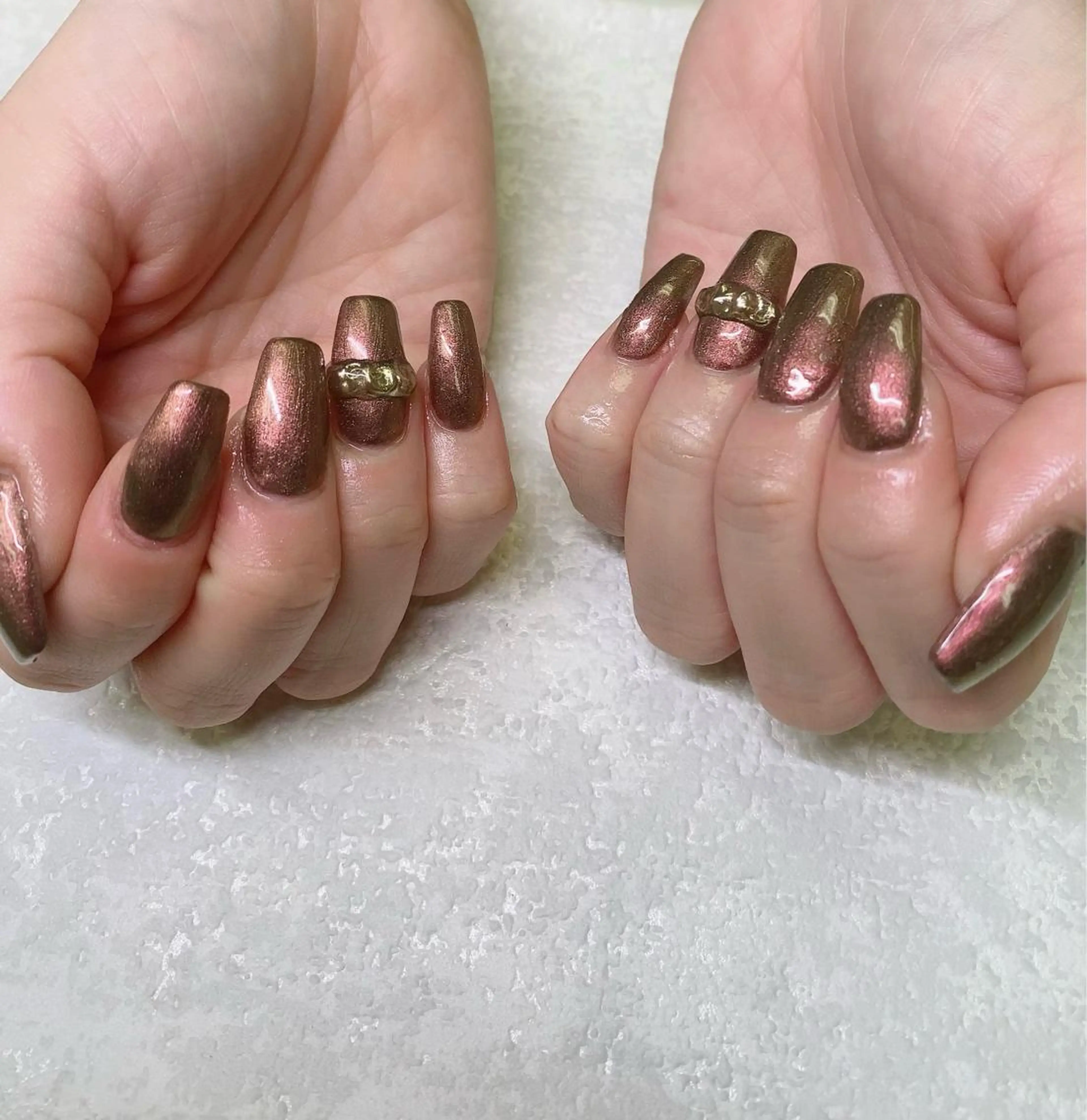 ミディアム ハンドネイル JNA認定講師🌸 RIEのネイルデザイン