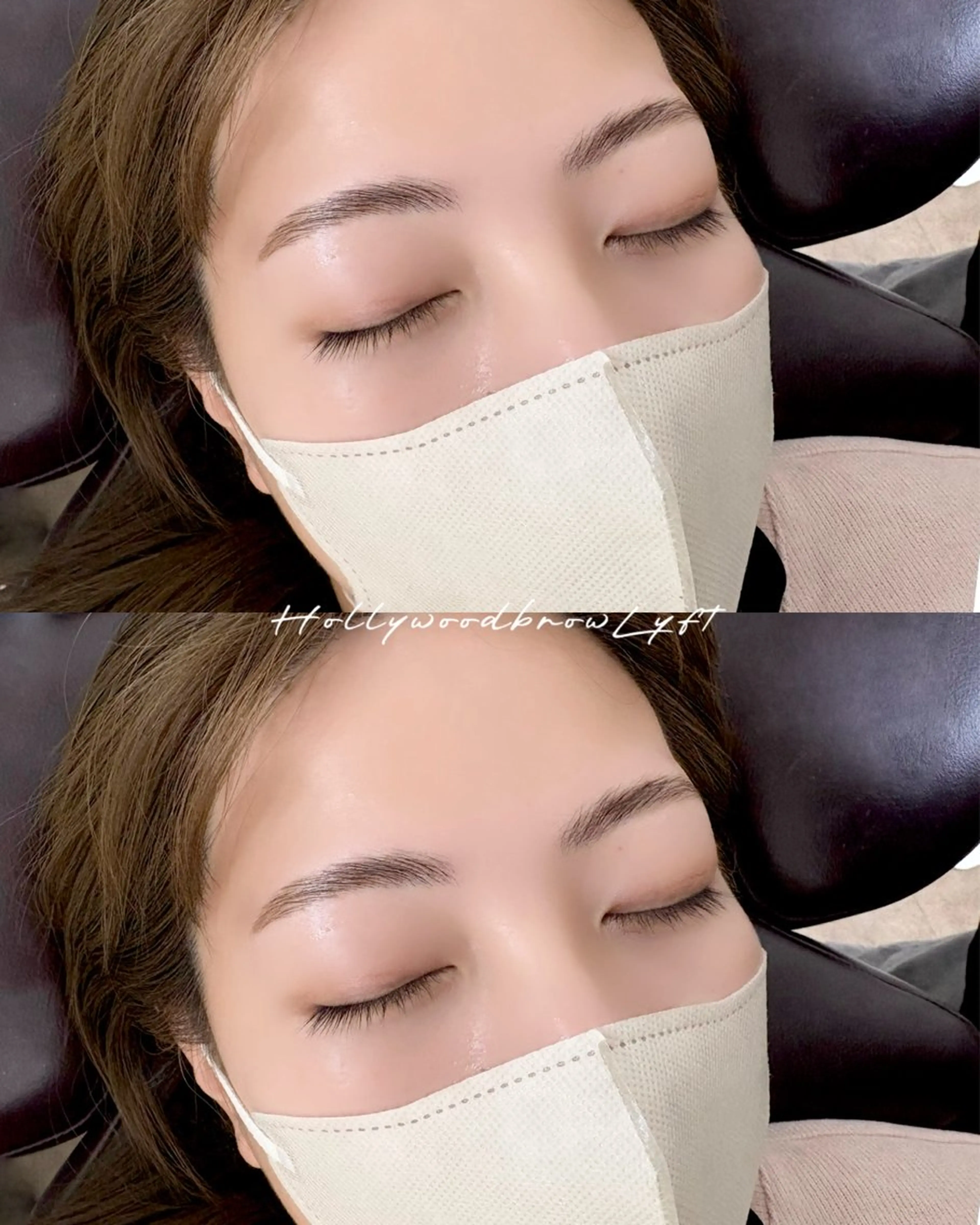 アイブロウ ハリウッドブロウリフト M.wish SHIORIのマツエク・マツパデザイン