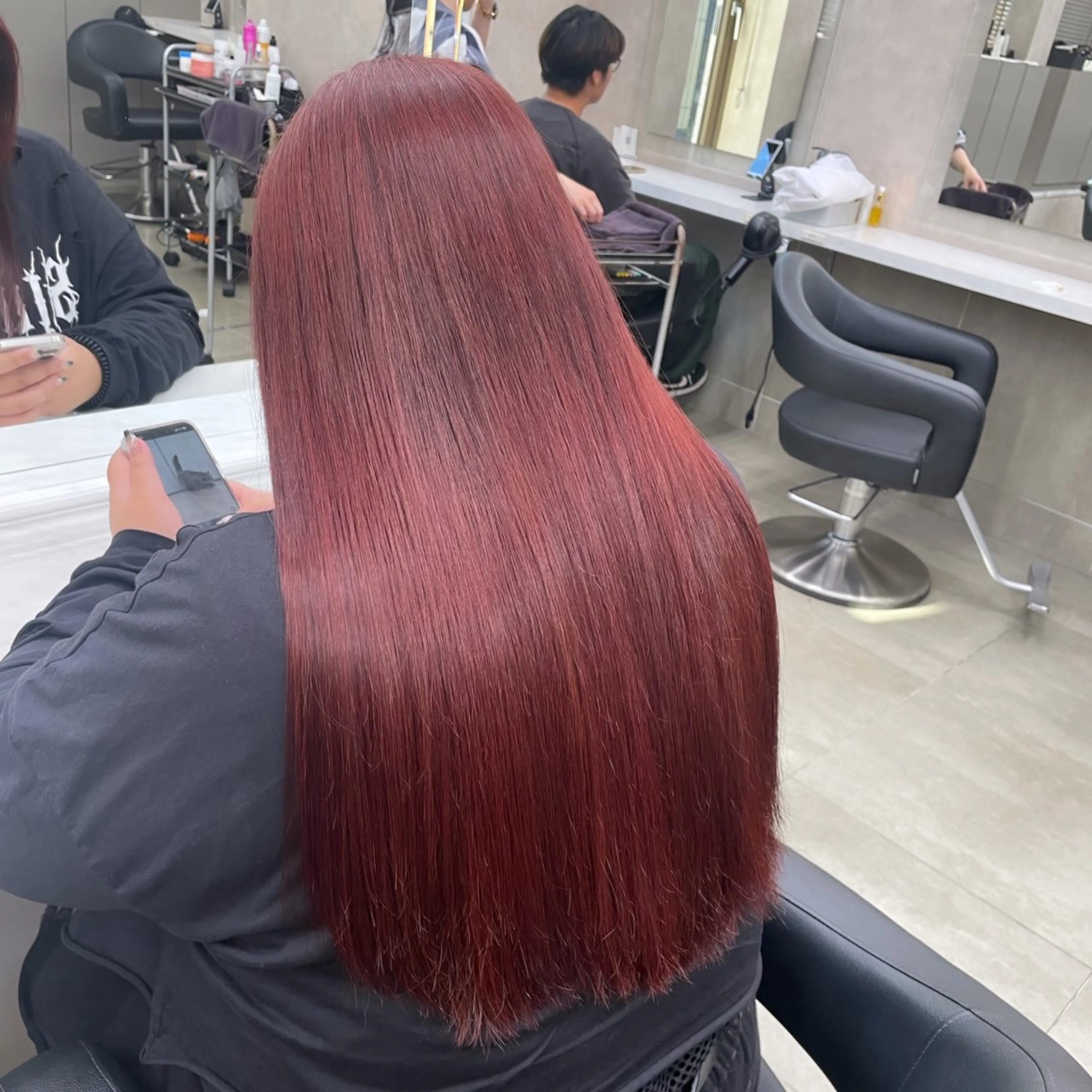 ロング カラー ヘアアレンジ ヘアカラー トリートメント ヘアセット 💗横浜美容室 💗HARUNAのヘアスタイル