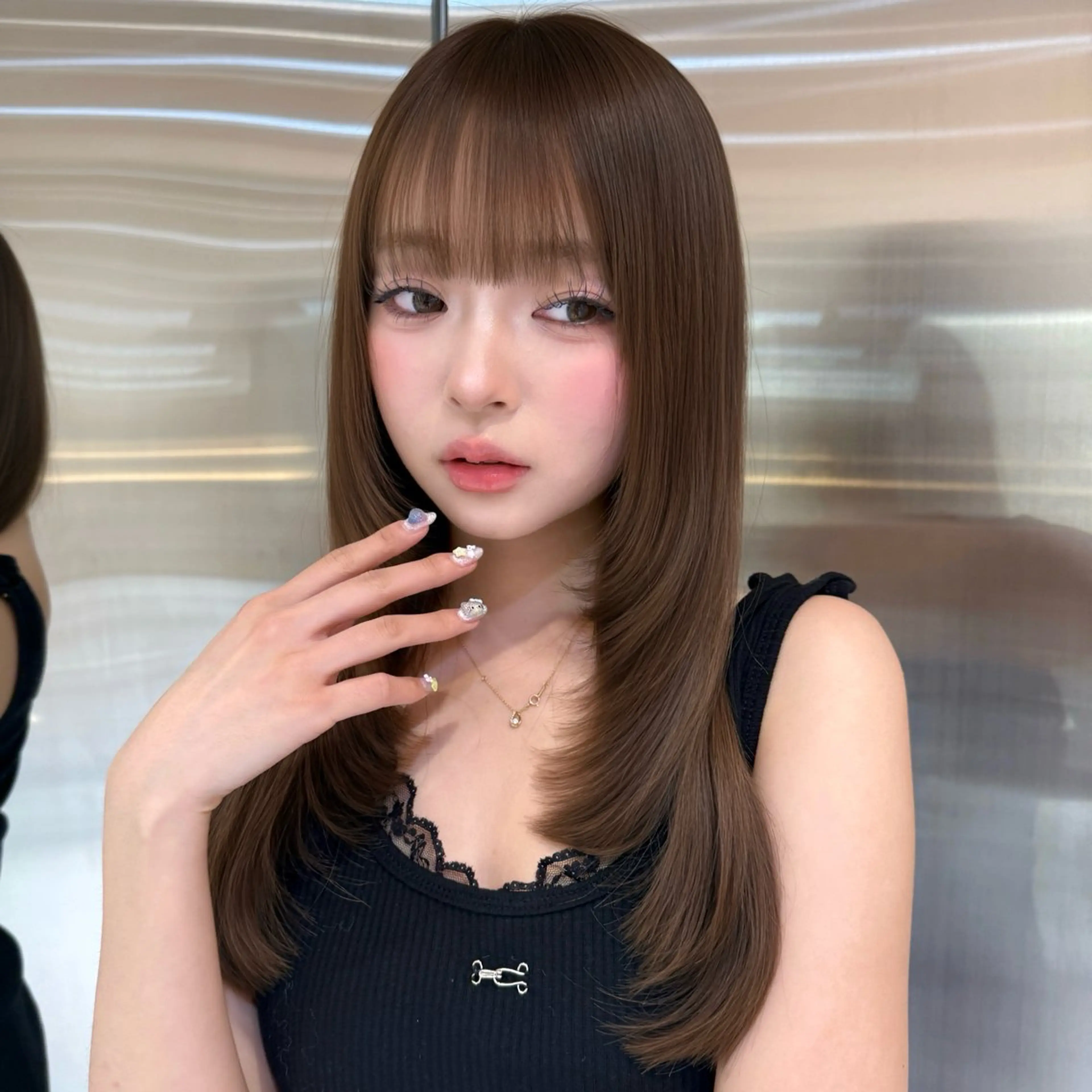 セミロング カラー トリートメント カット ヘアカラー トリートメント RIN🩶レイヤー /ハッシュカットのヘアスタイル