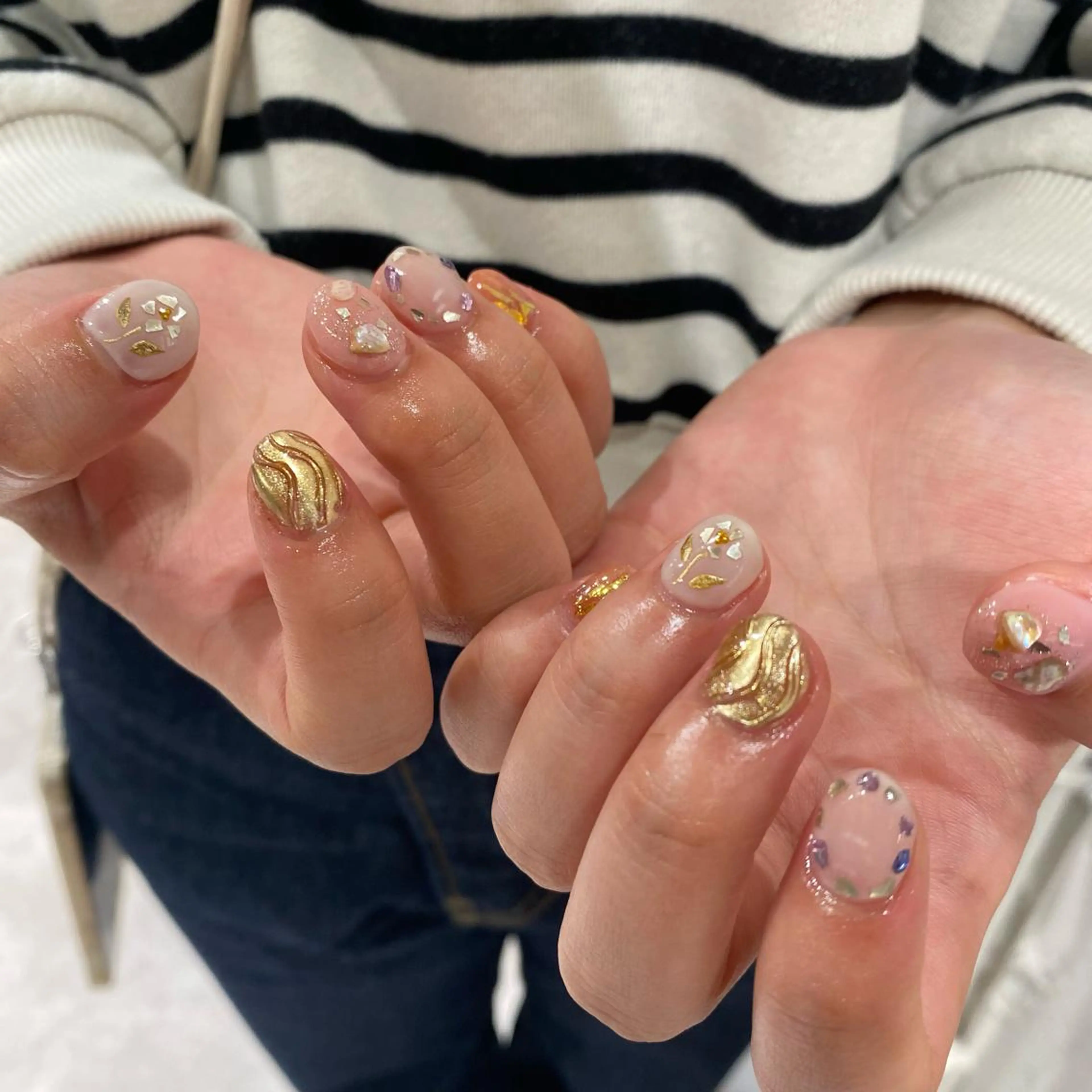 ネイル 平野葵🎀 hair/nailのネイルデザイン