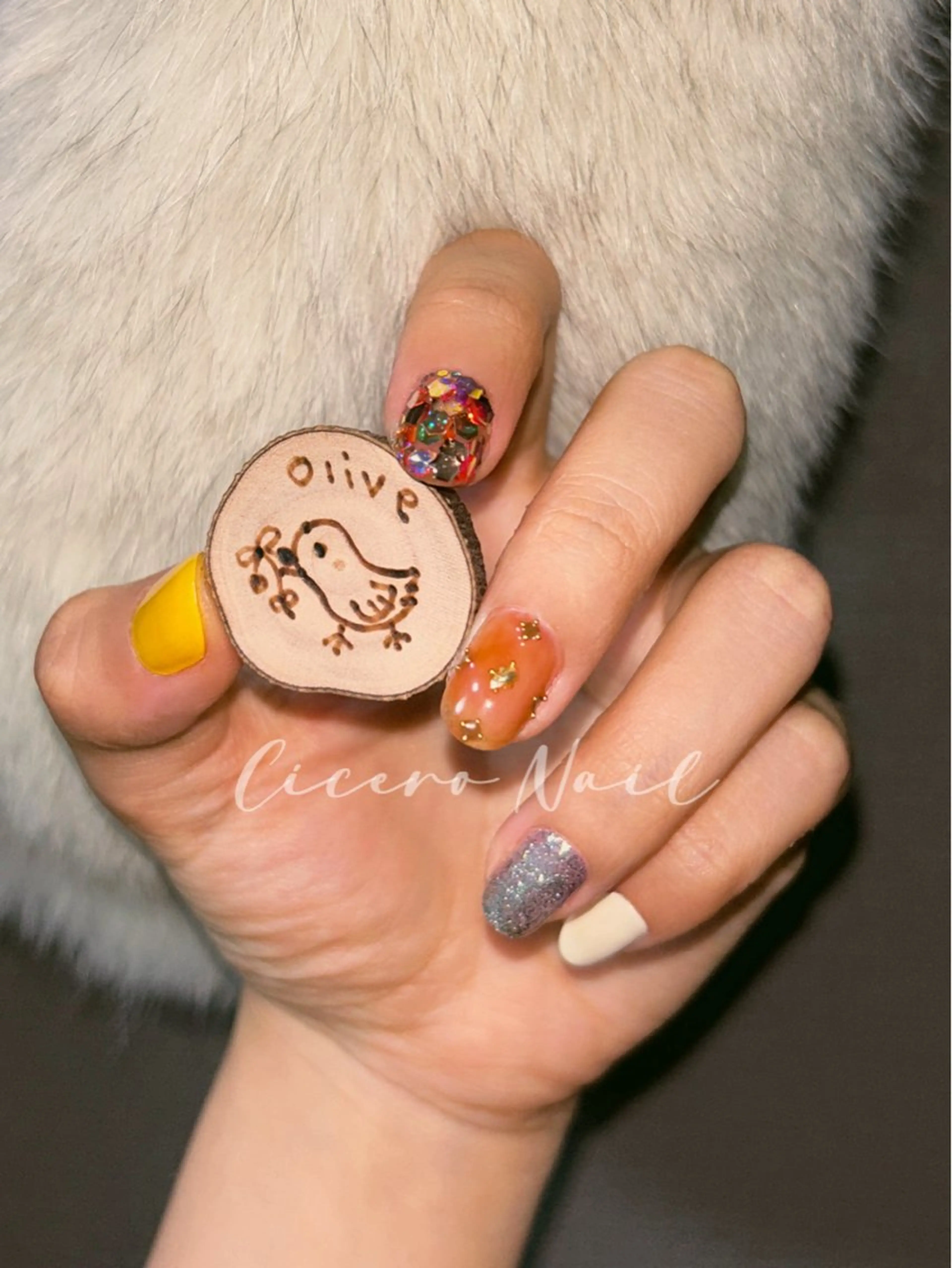 ネイル ラメ(グリッター) Cicero Nailのネイルデザイン