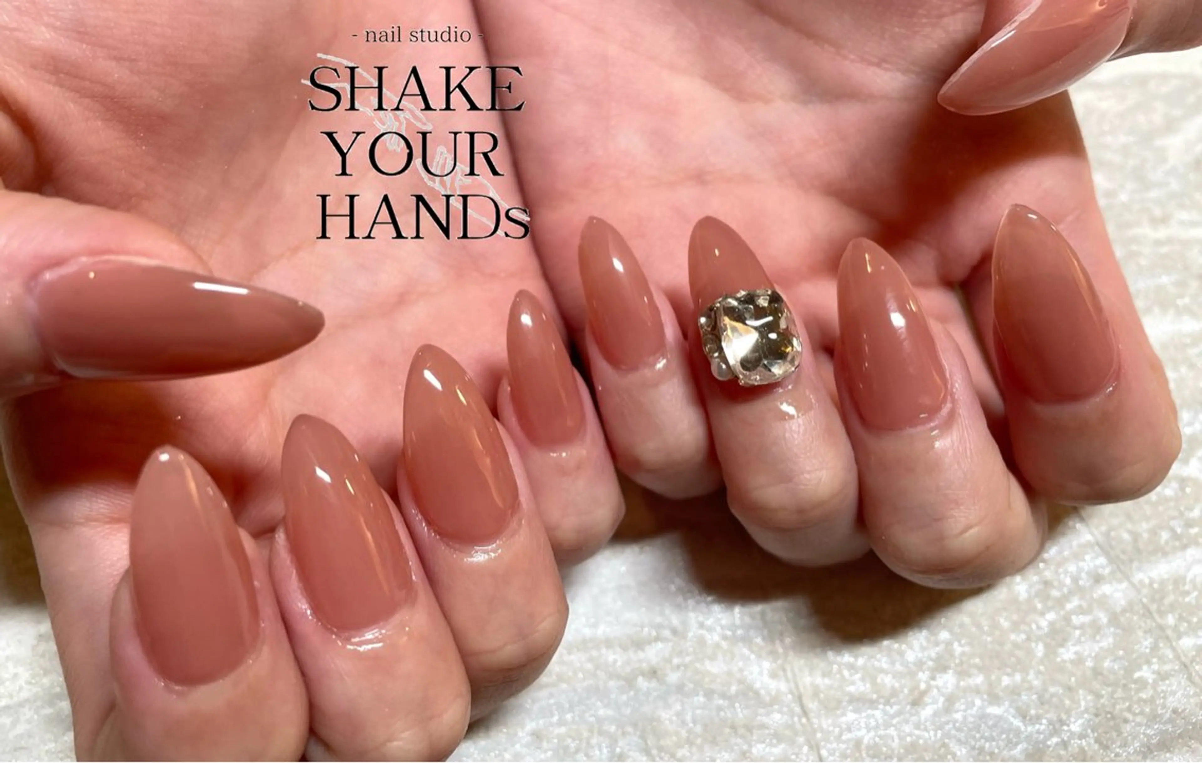 ネイル 春ネイル ハンドネイル ネイルスタジオ シェイクユアハンズのネイルデザイン