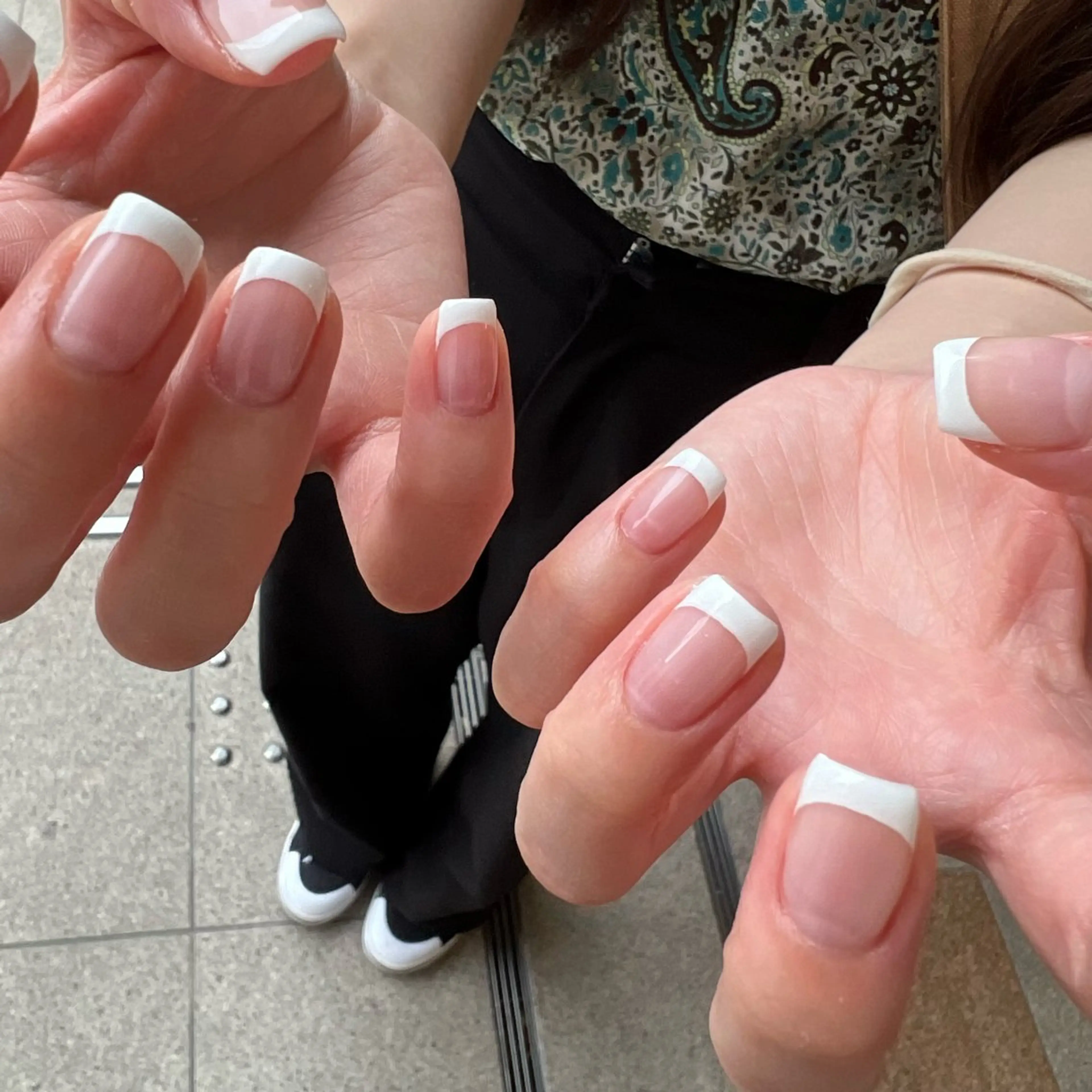 フレンチネイル（オフ有り⭕️）⚠️クリアベースとなりますの写真