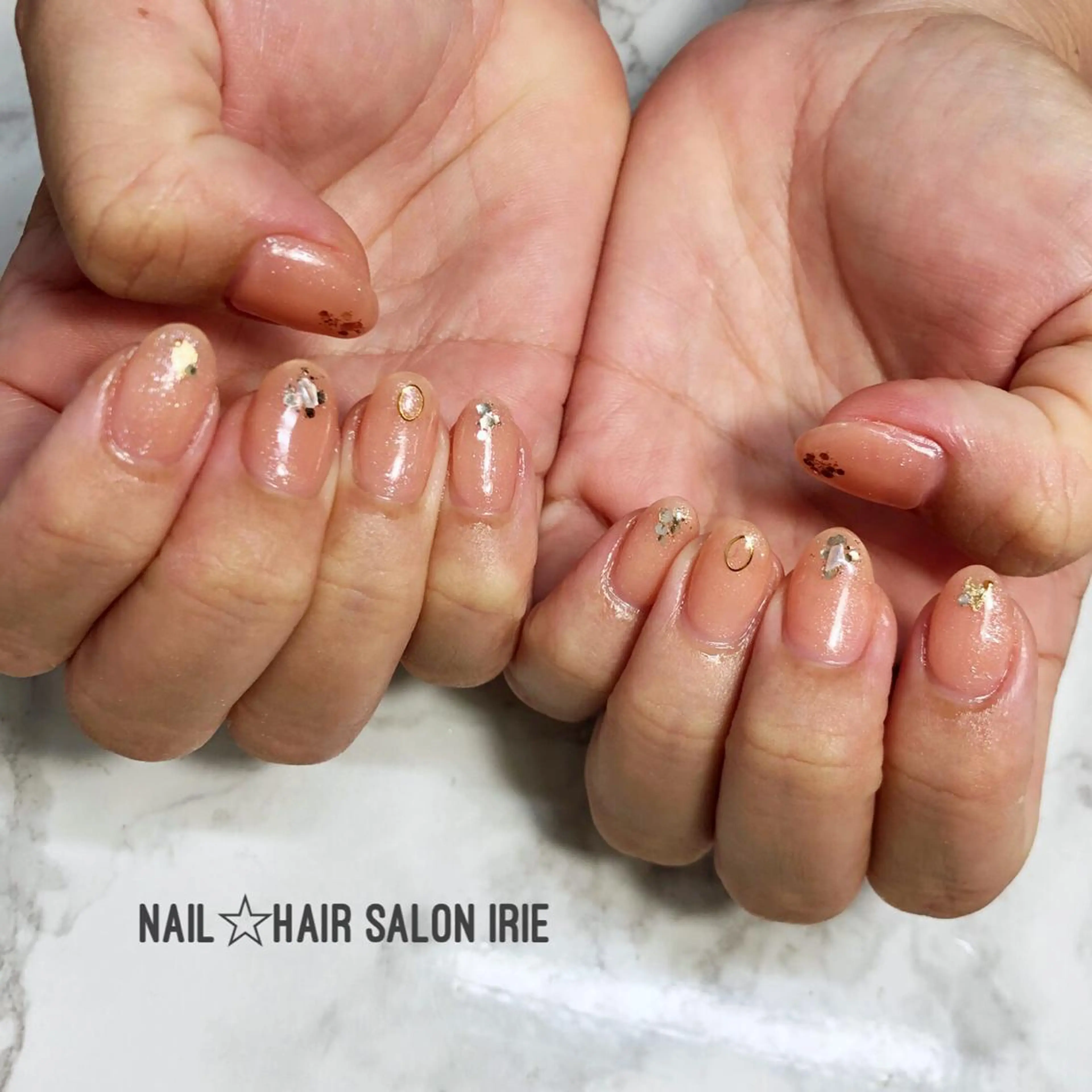 ネイル ハンドネイル Hair salon Irie所属・與儀 知佳のネイルデザイン