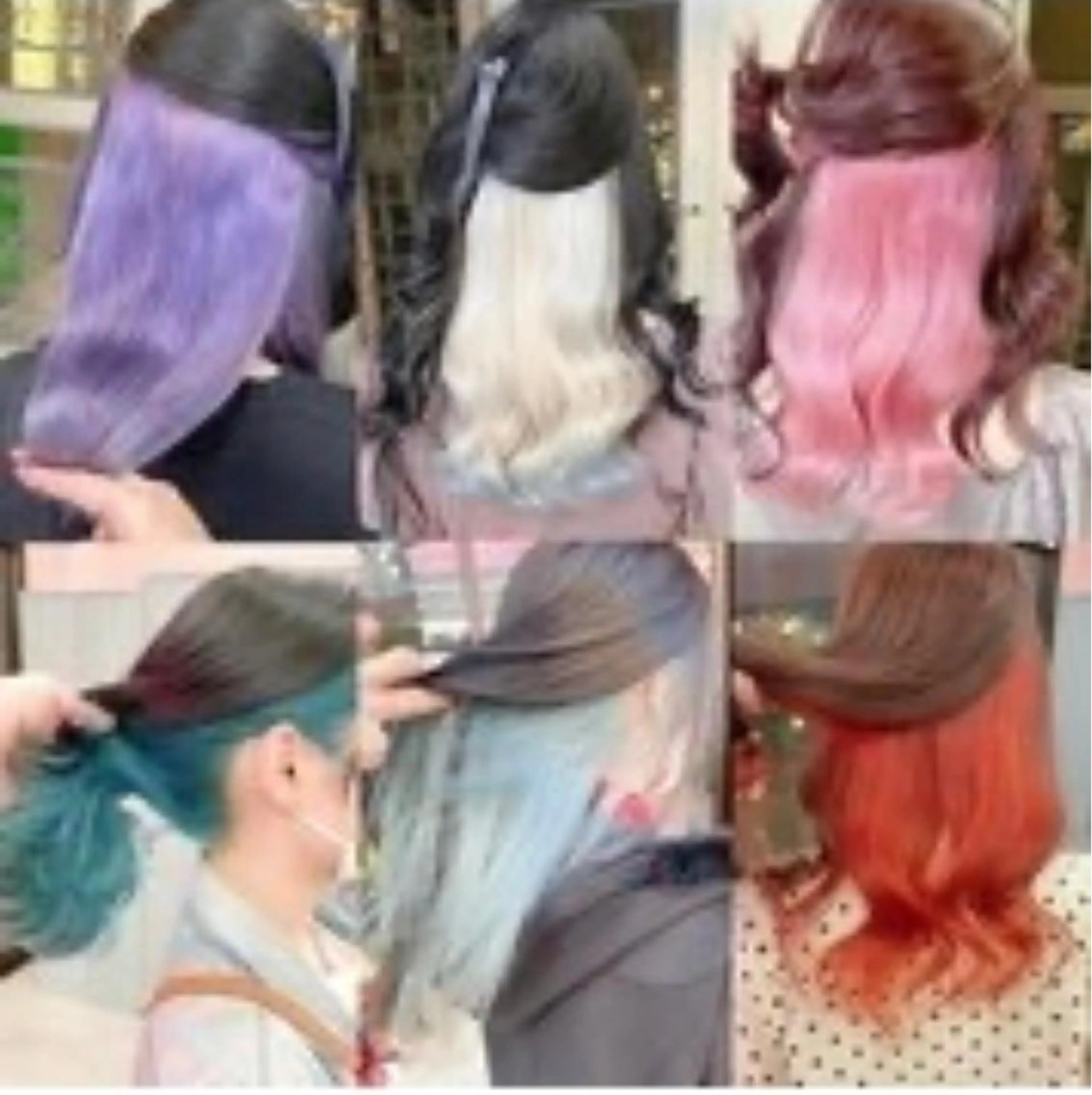 セミロング ❄️💛エクステ ブリーチ❄️yukiのヘアスタイル